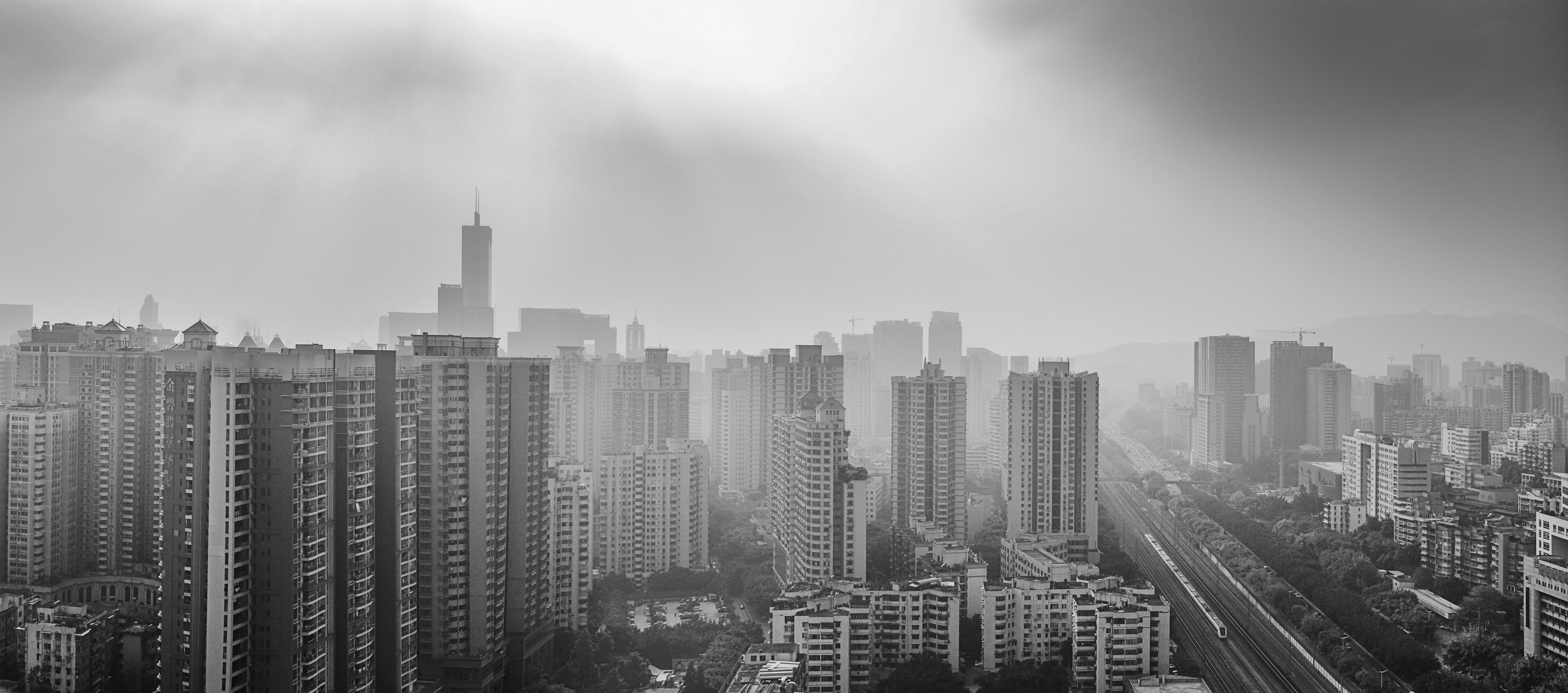 City Skyline city skyline wallpaper, 7091x3136