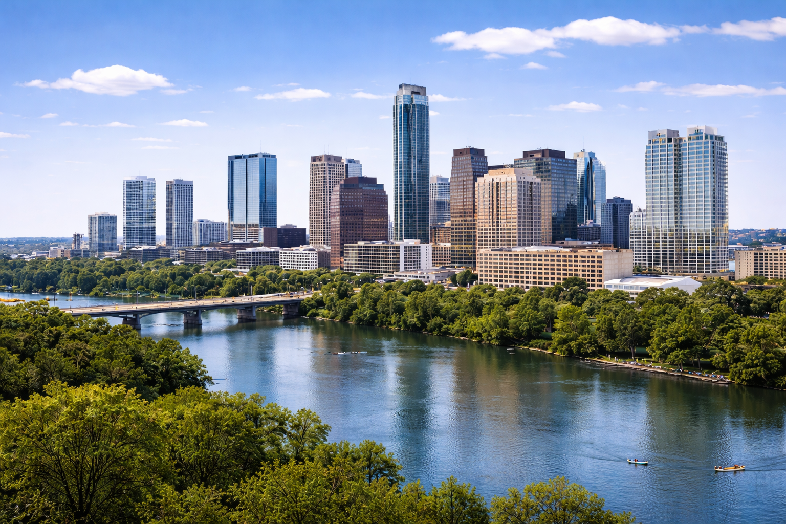 Orlando, FL city skyline wallpaper at daytime, 1536x1024