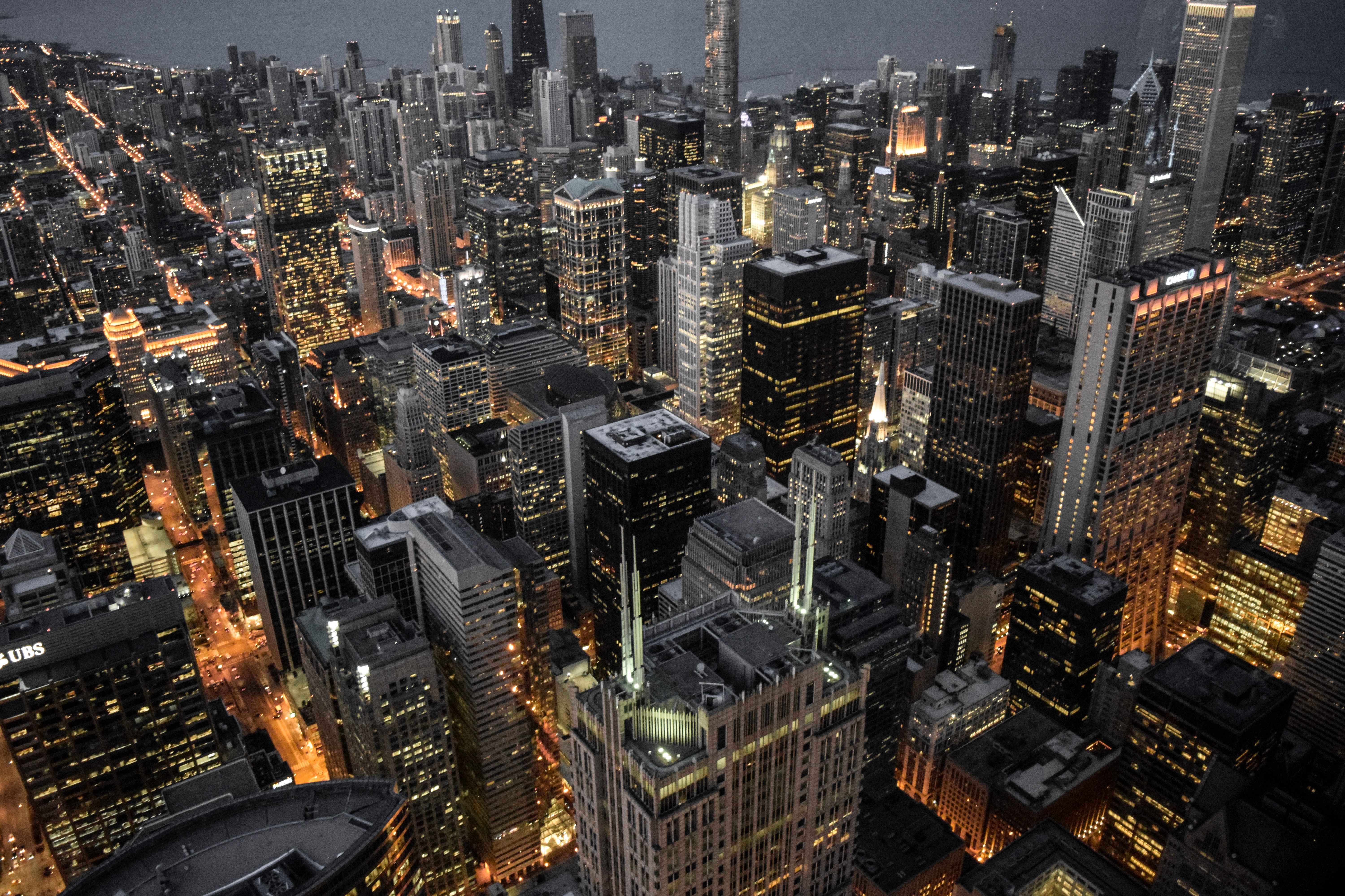 Chicago Skyline city skyline wallpaper, 6000x4000