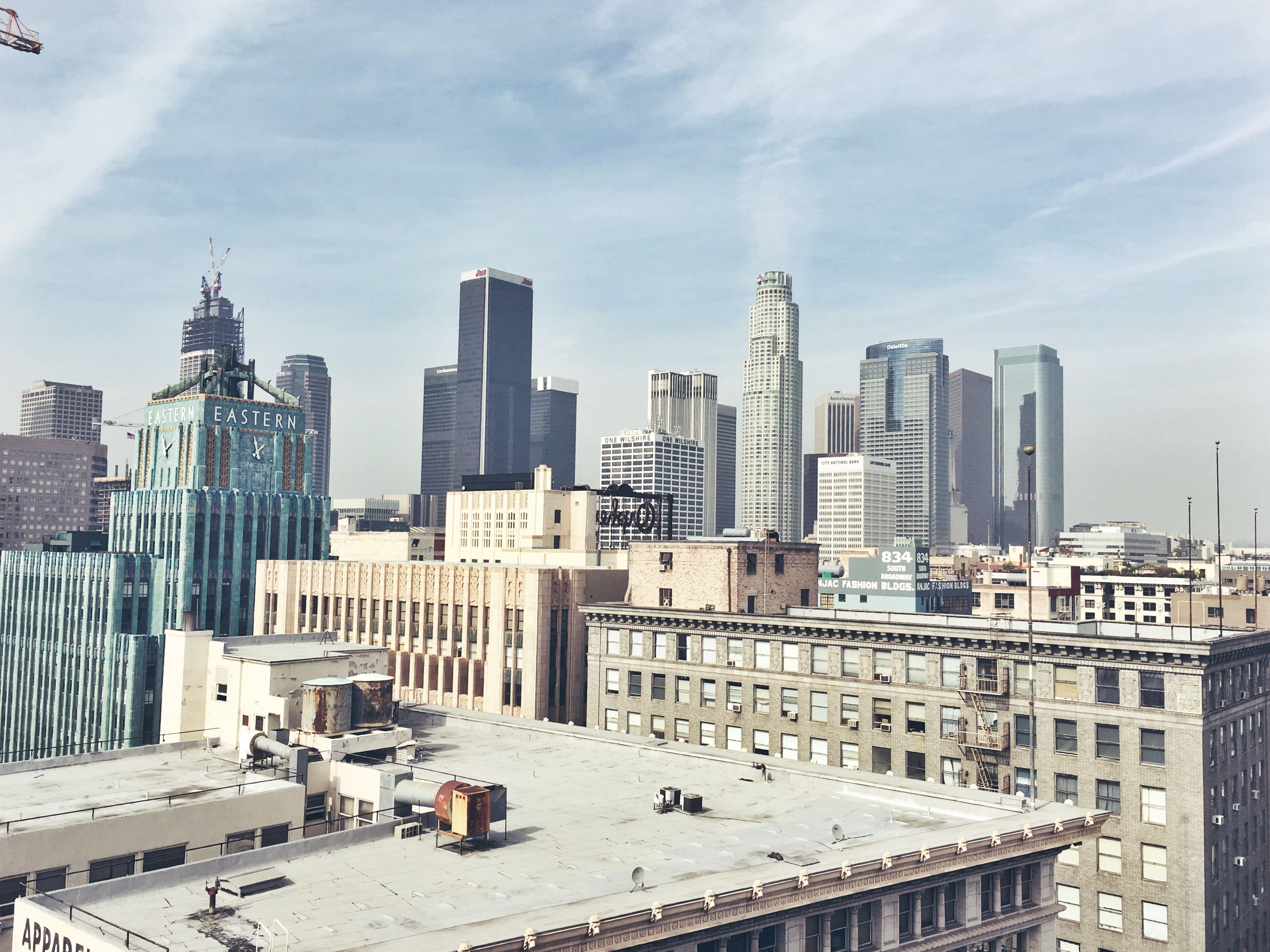 Los Angeles, CA city skyline wallpaper, 3844x2882