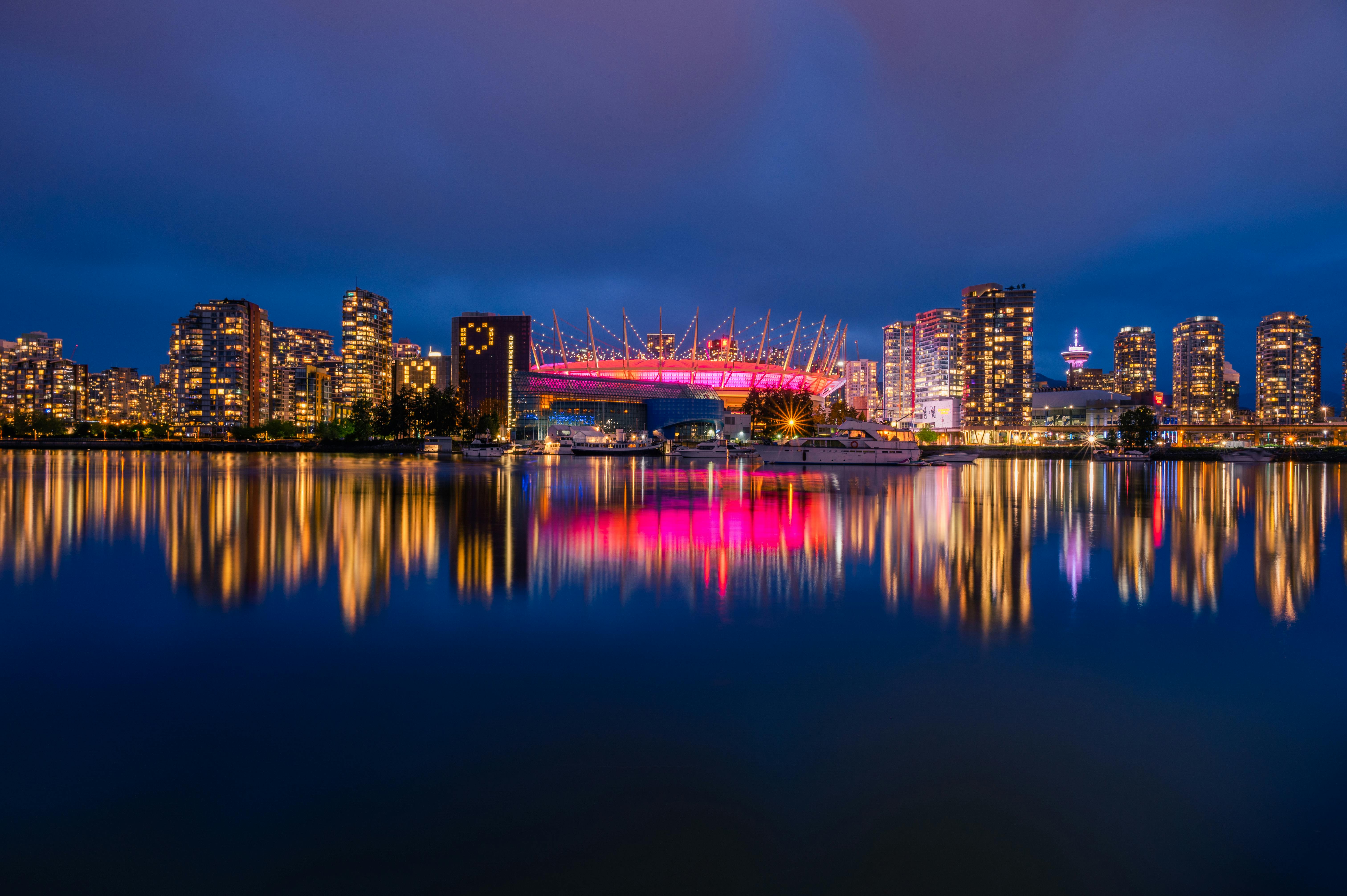 Vancouver, BC city skyline wallpaper, 6048x4024