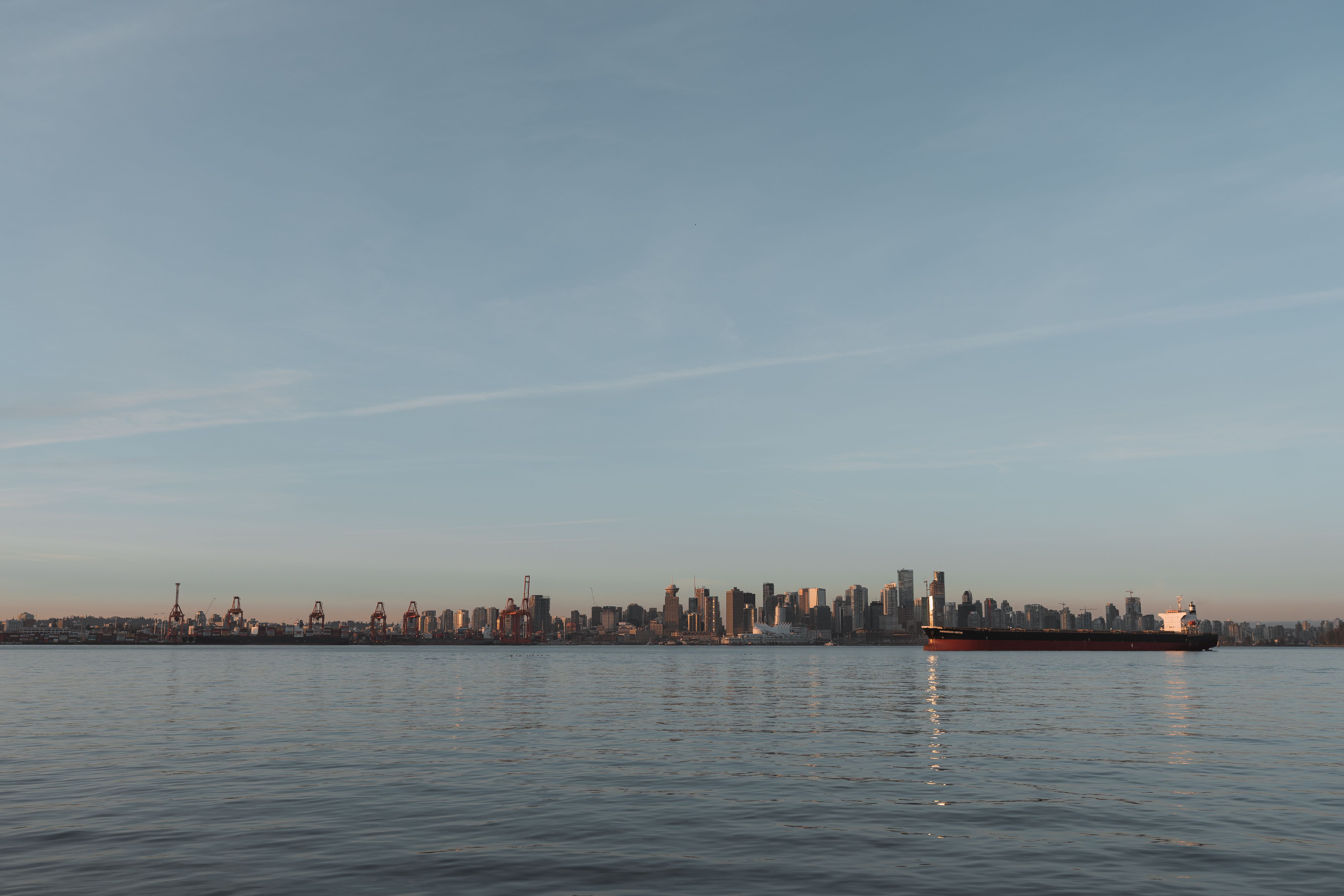 Vancouver, BC city skyline wallpaper, 6000x4000