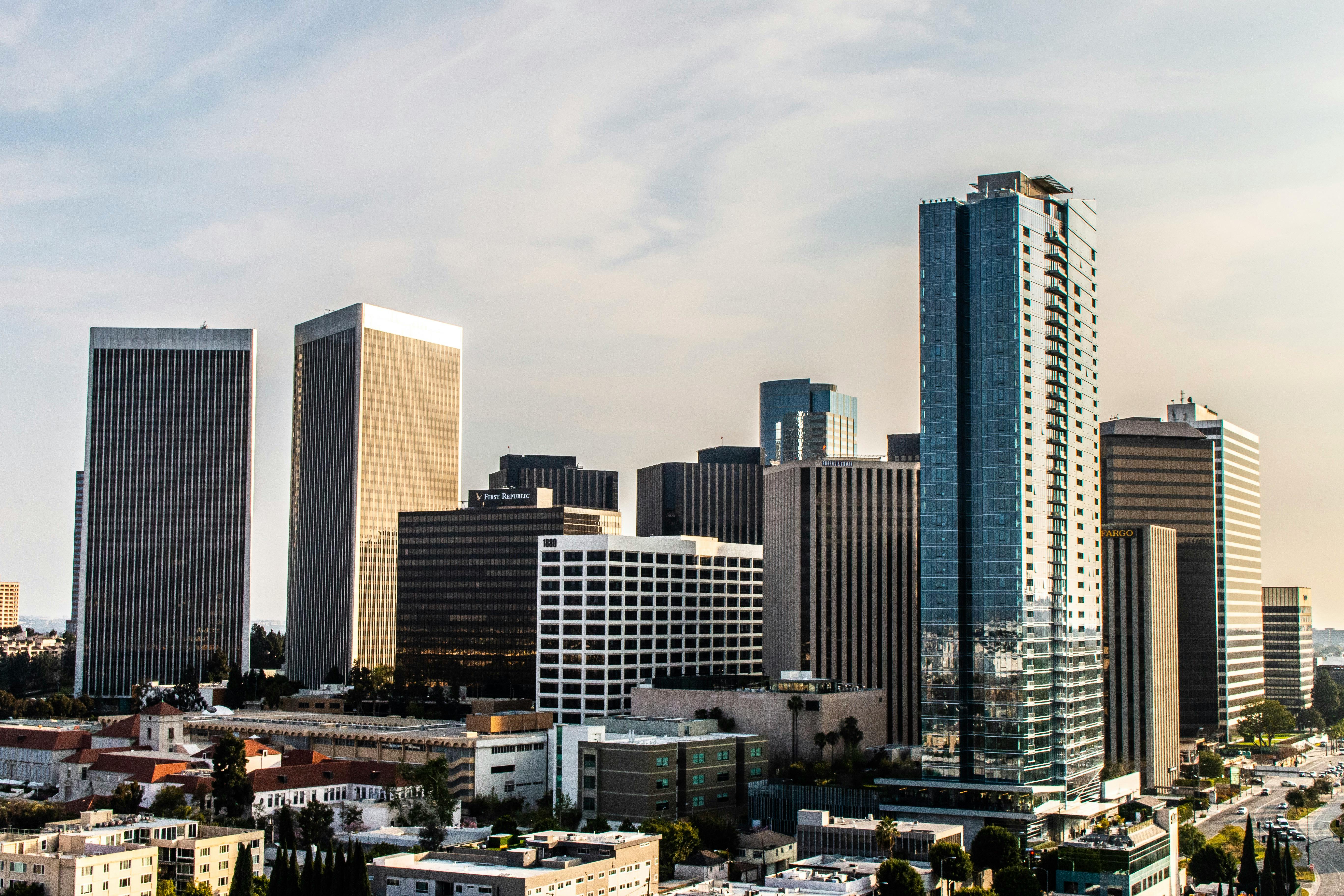 Los Angeles, CA city skyline wallpaper, 5472x3648