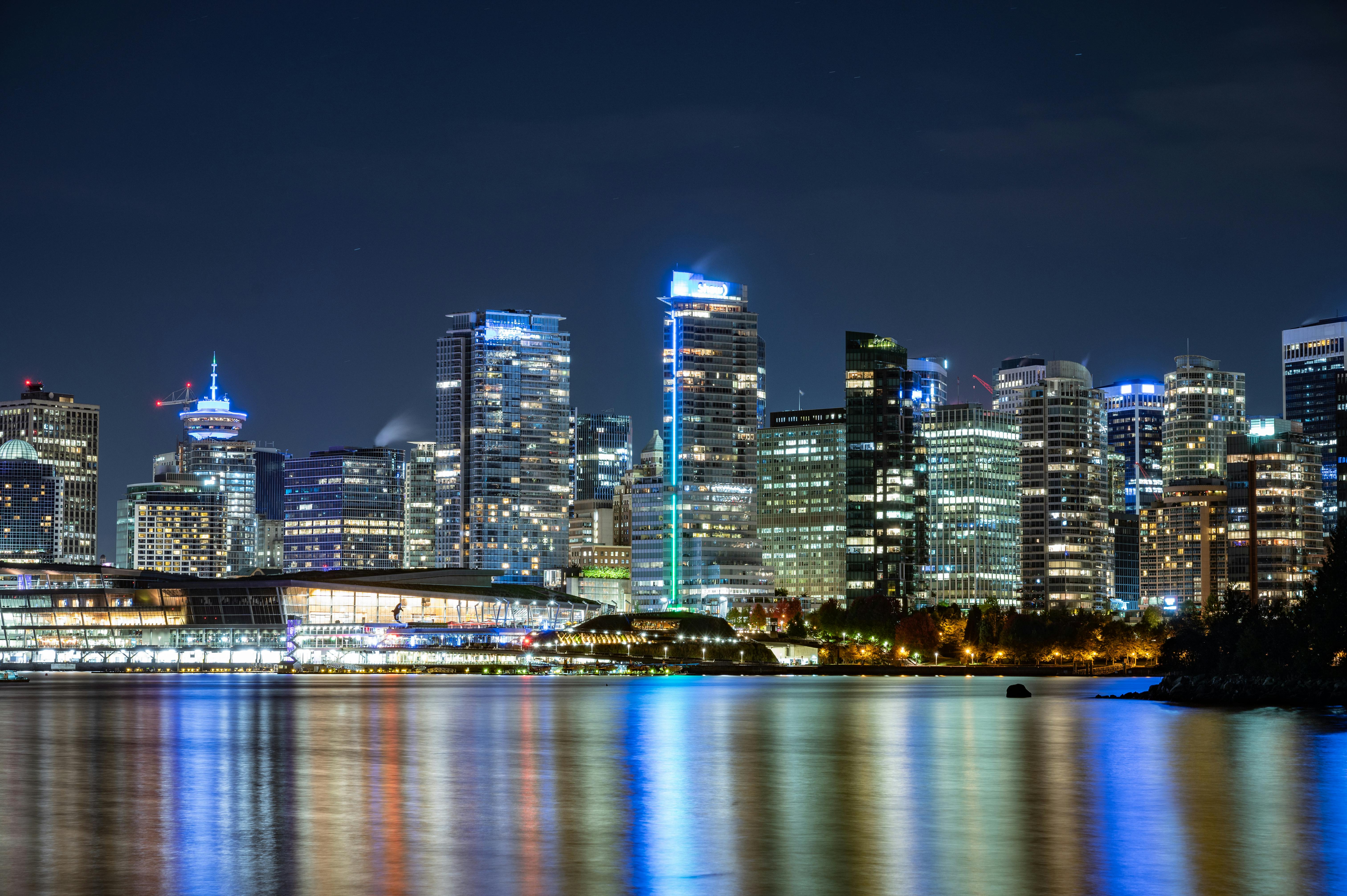 Vancouver, BC city skyline wallpaper, 6048x4024