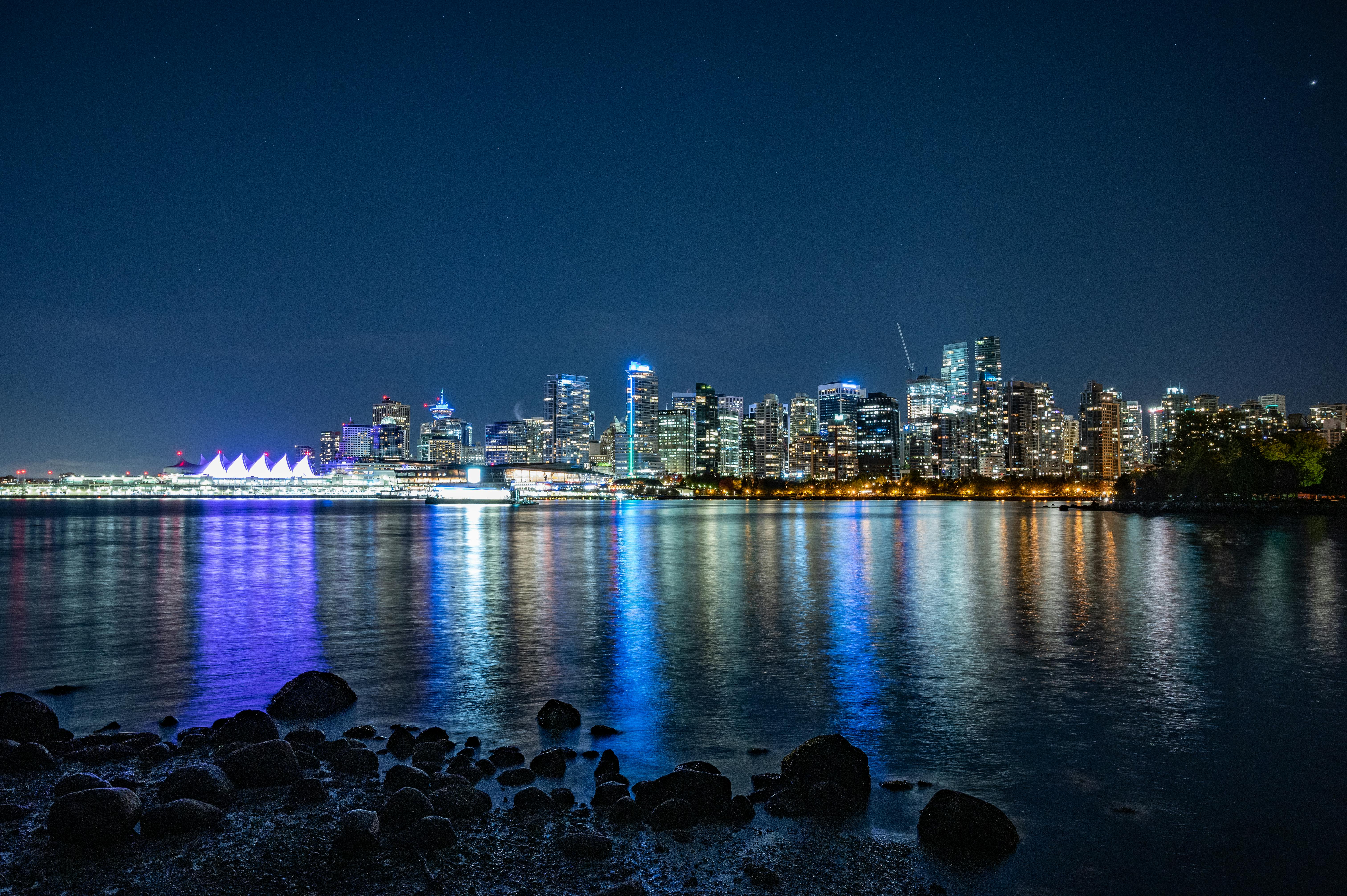 Vancouver, BC city skyline wallpaper, 6048x4024
