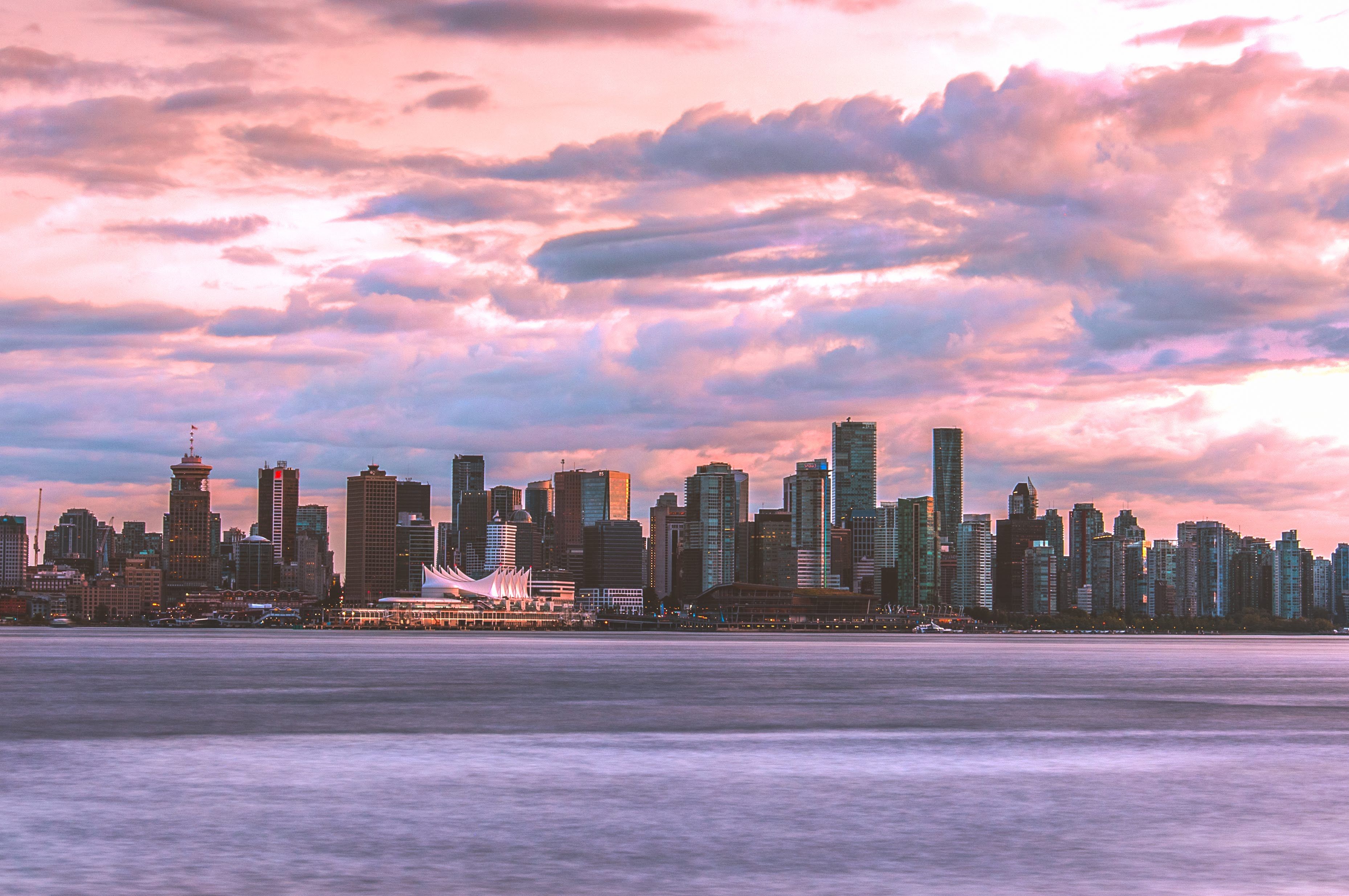 Vancouver, BC city skyline wallpaper, 3717x2470