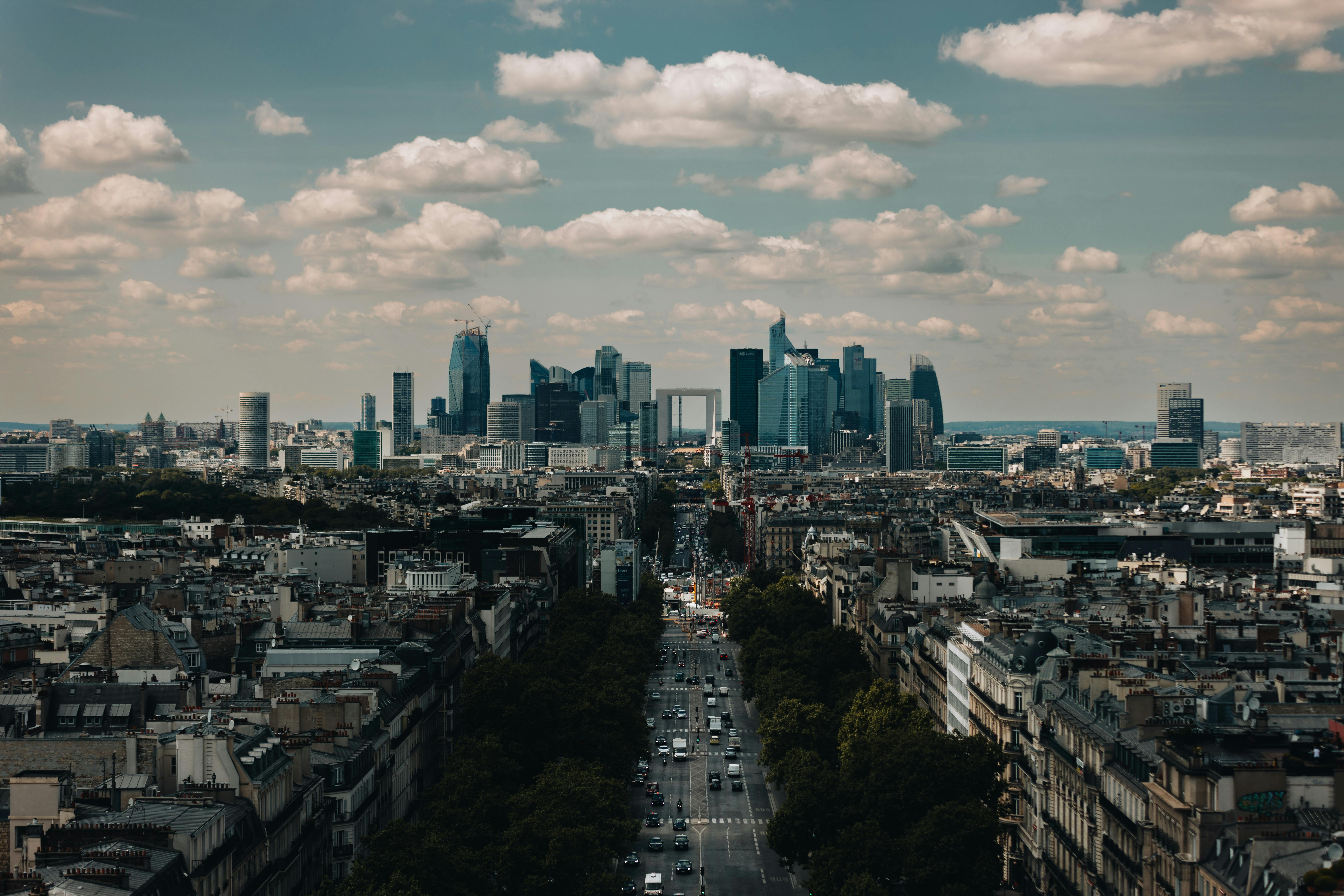 Paris Skyline city skyline wallpaper, 6720x4480
