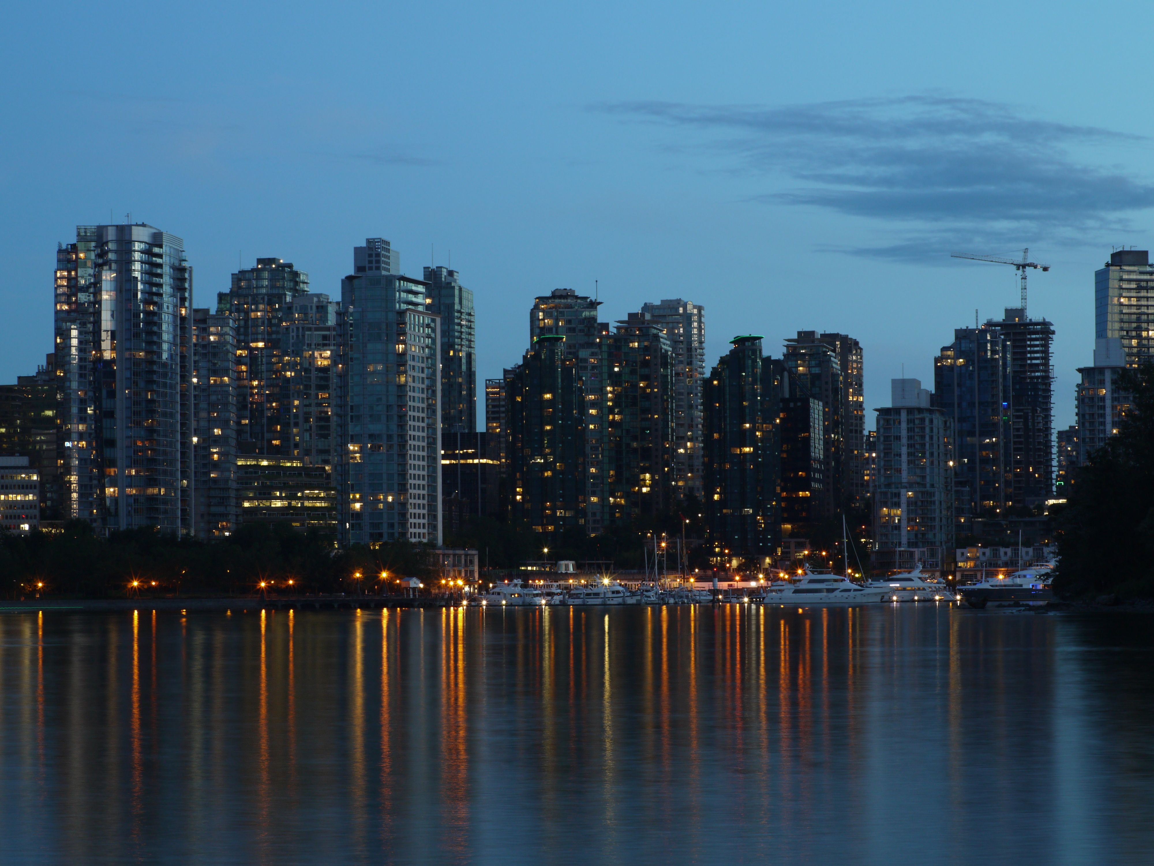 Vancouver, BC city skyline wallpaper, 4000x3000