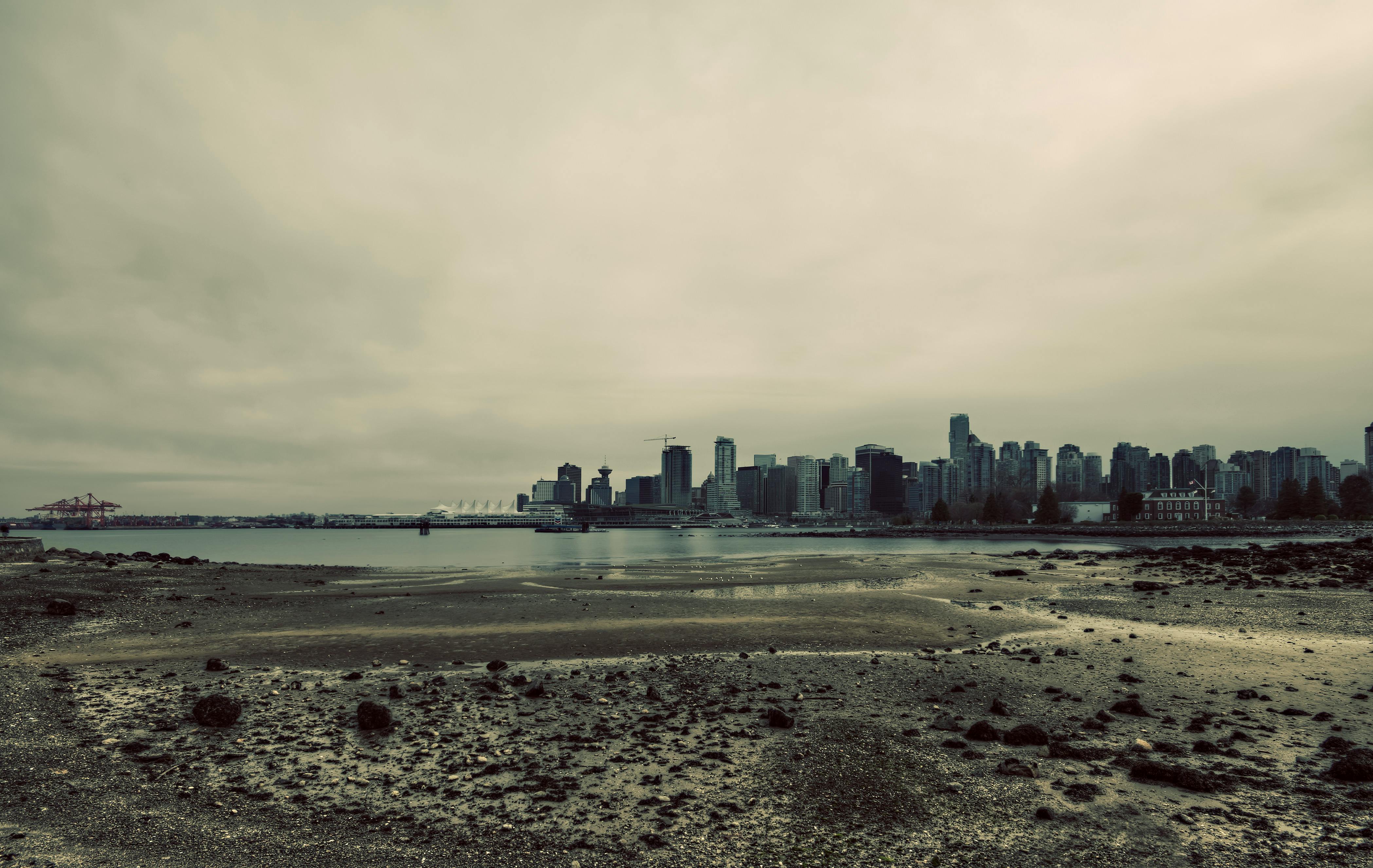 Vancouver, BC city skyline wallpaper, 4195x2652
