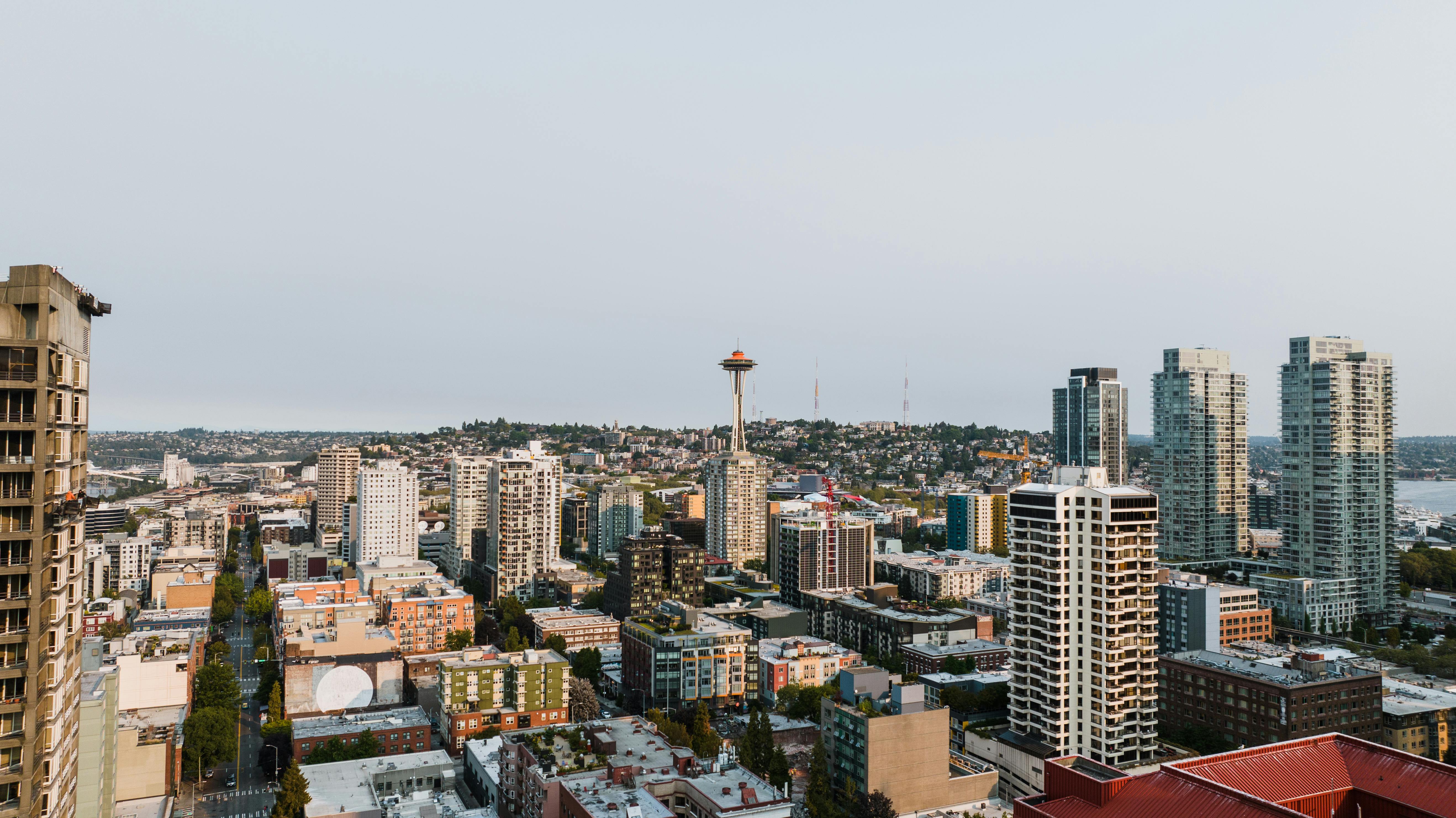 Seattle, WA city skyline wallpaper, 5272x2962