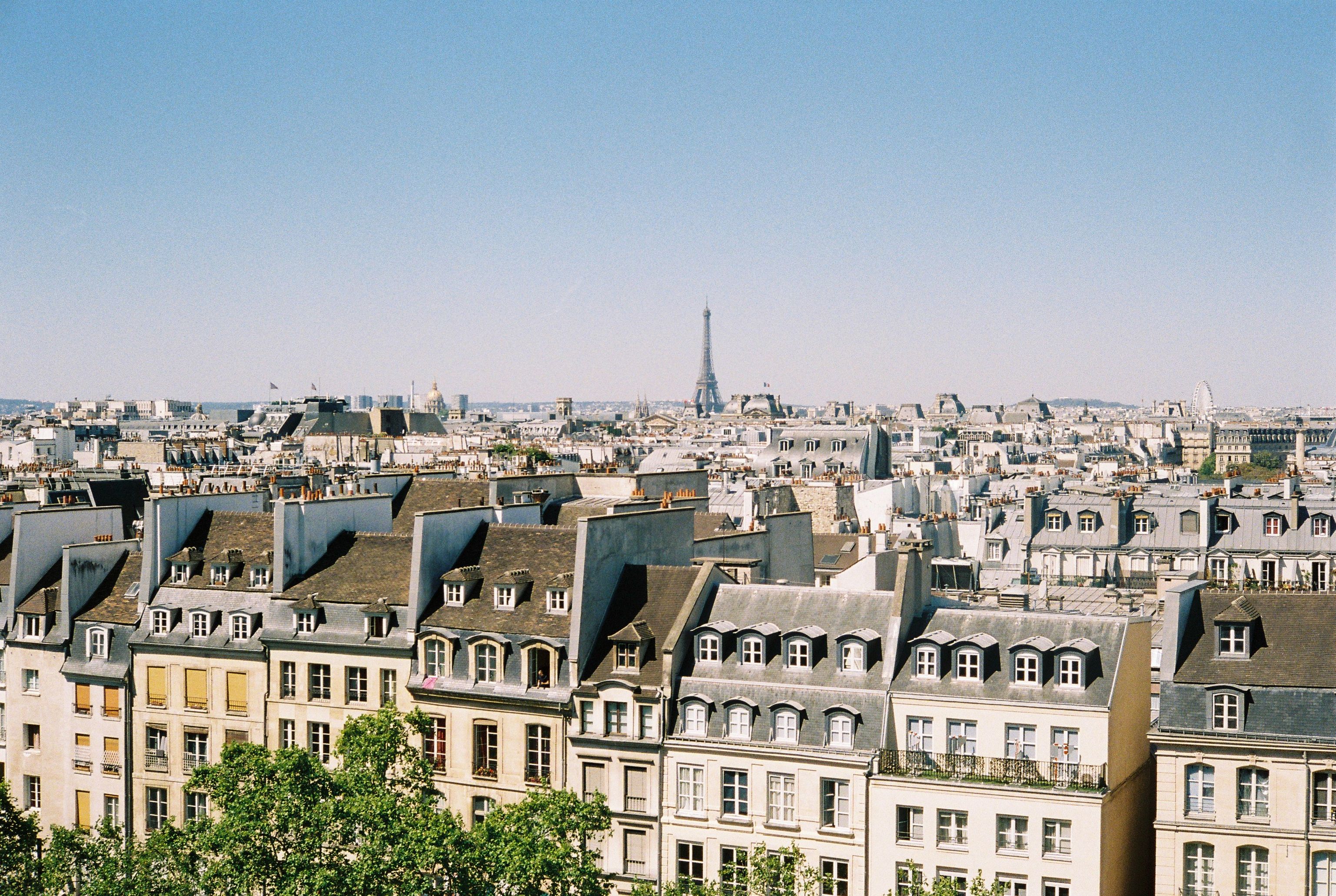 Paris Skyline city skyline wallpaper, 3074x2061