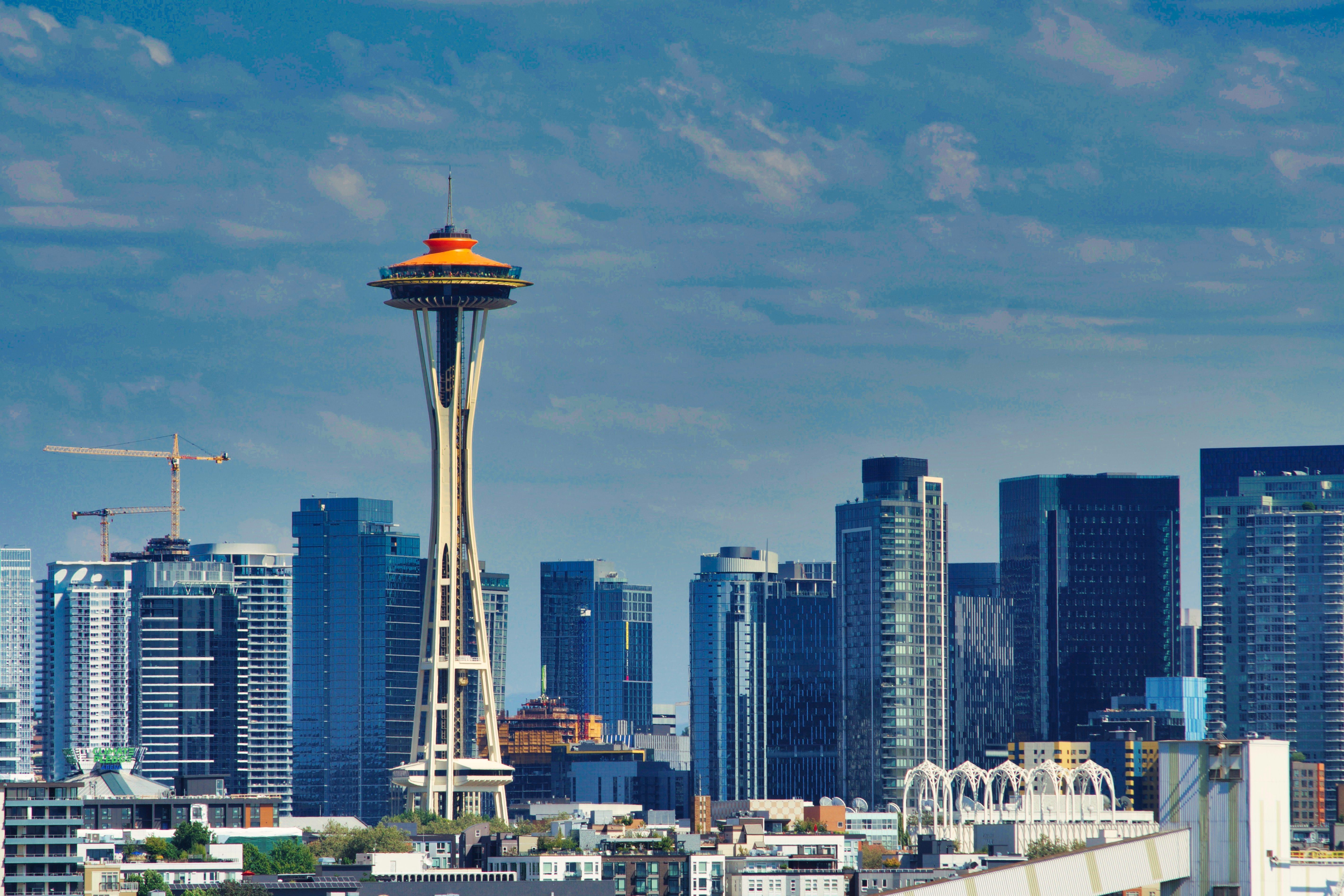 Seattle, WA city skyline wallpaper, 5686x3791
