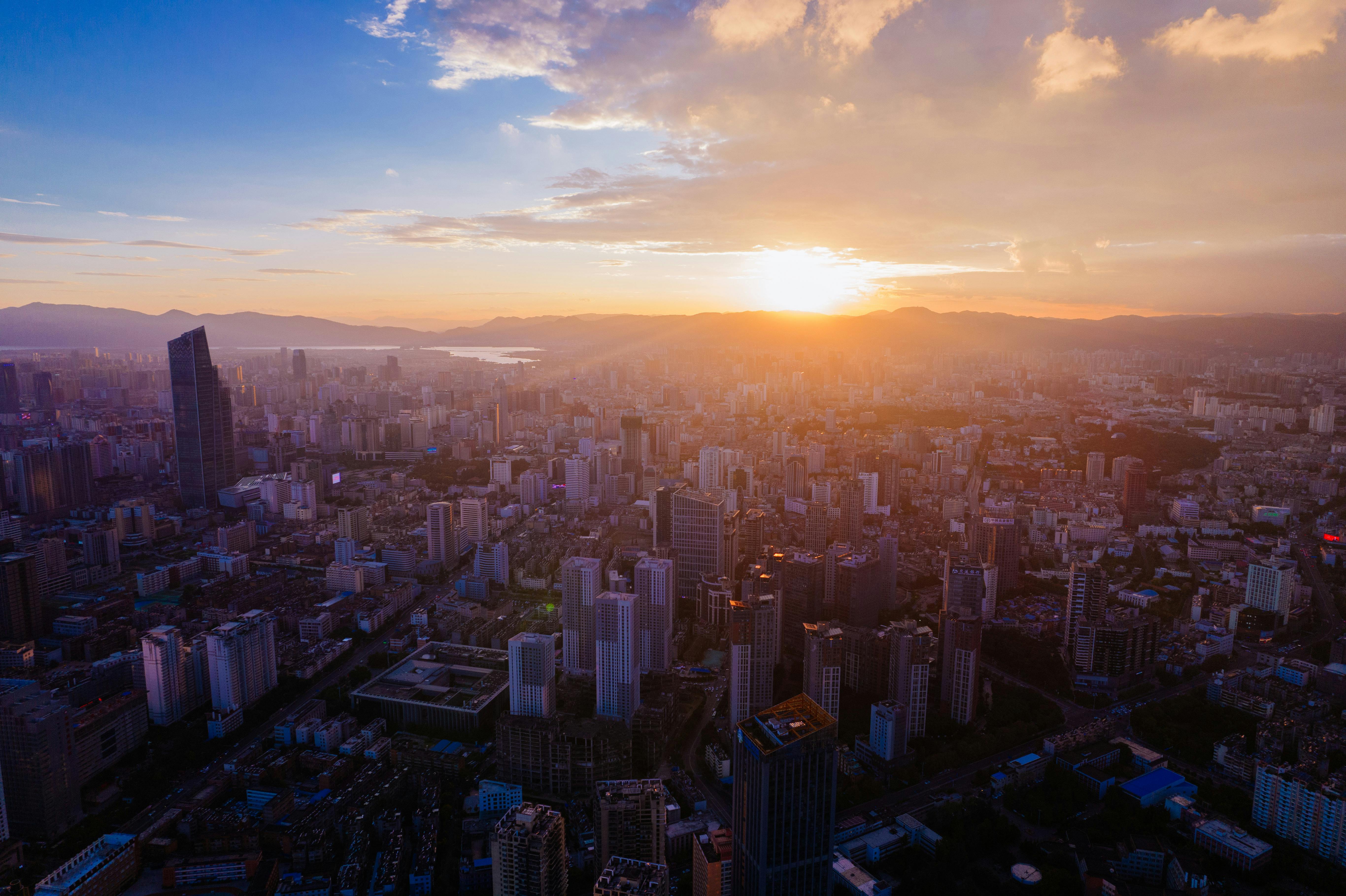 City Skyline city skyline wallpaper, 5464x3640