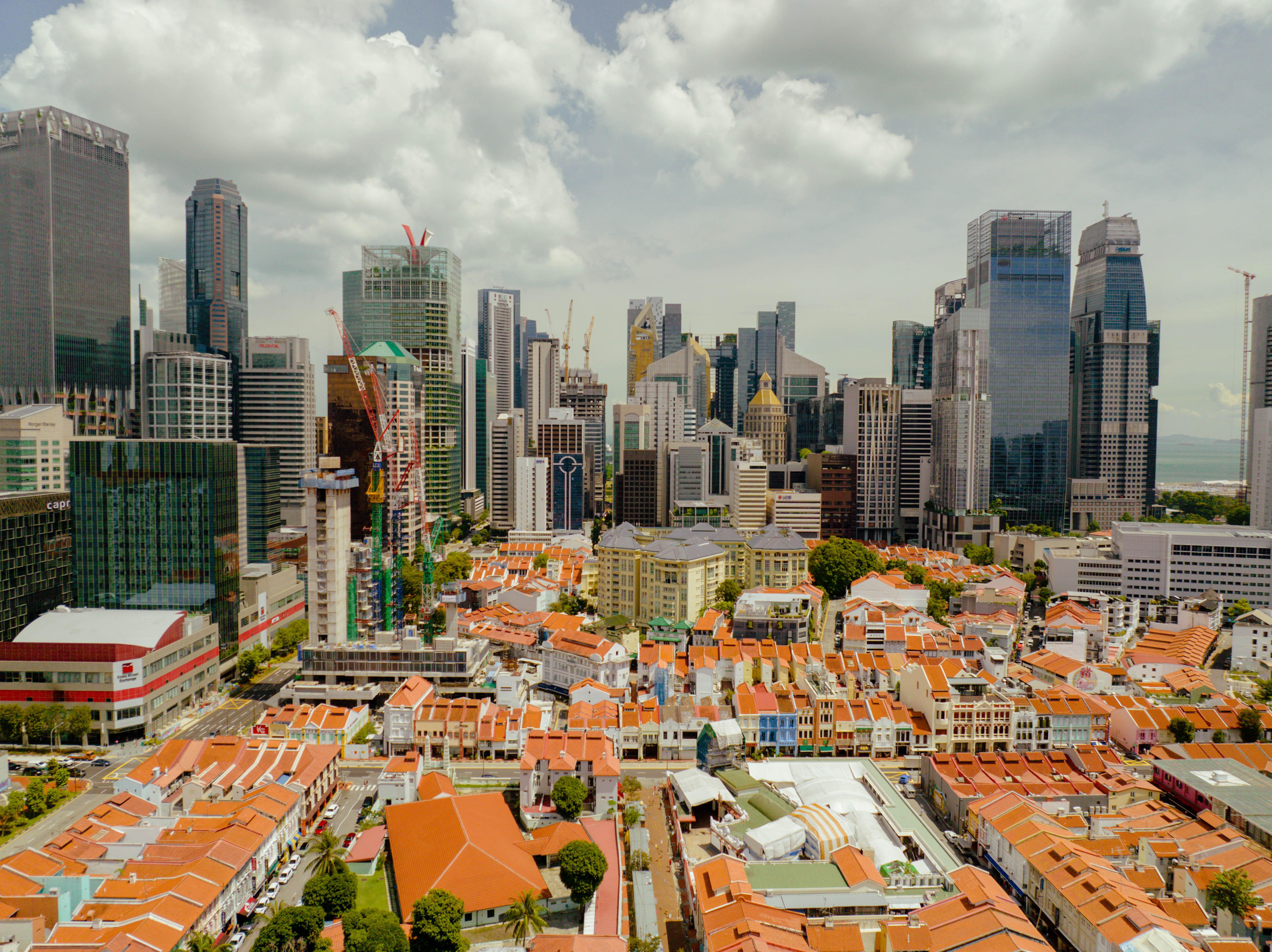 Singapore Skyline city skyline wallpaper, 5236x3921