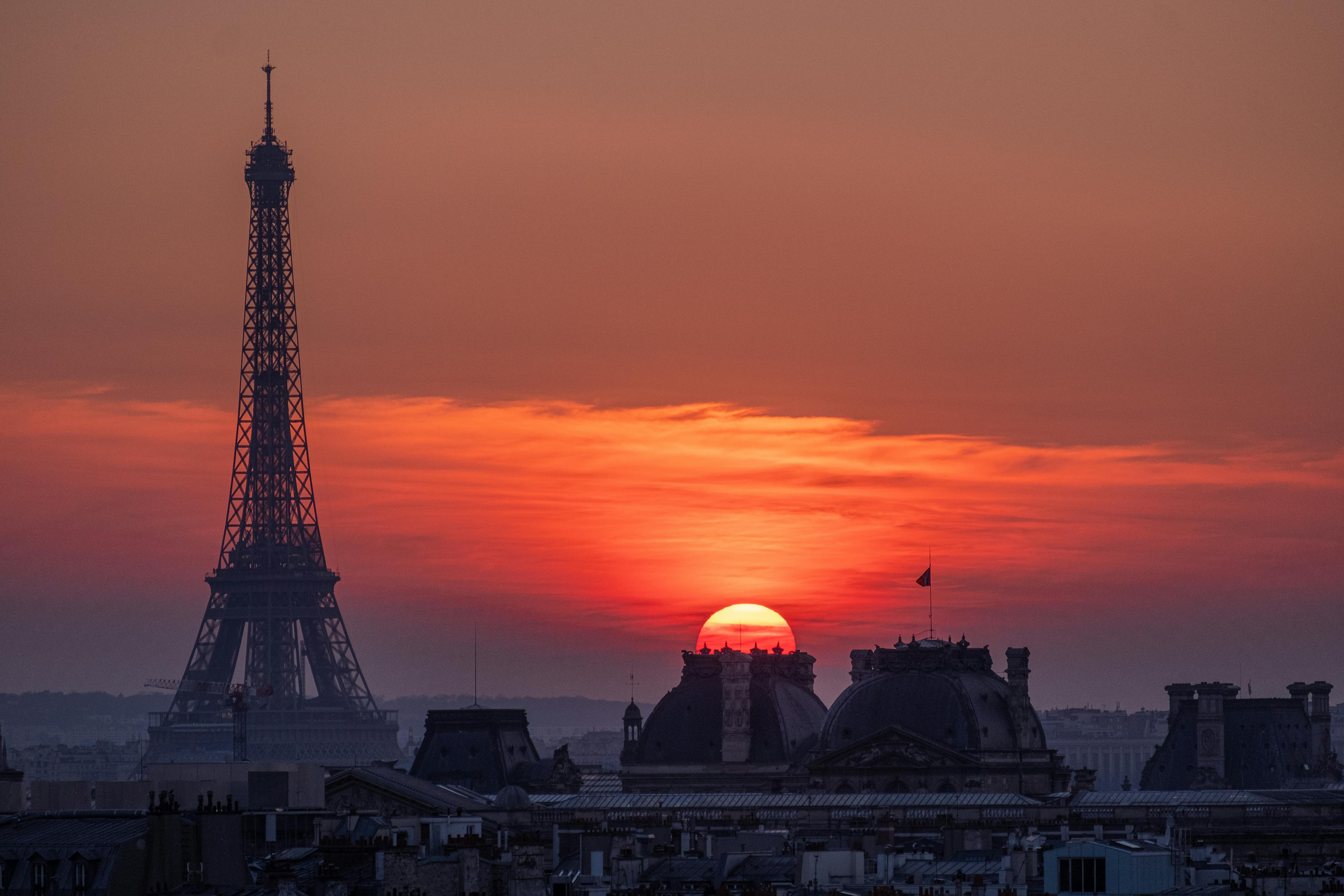 Paris Skyline city skyline wallpaper, 5000x3333