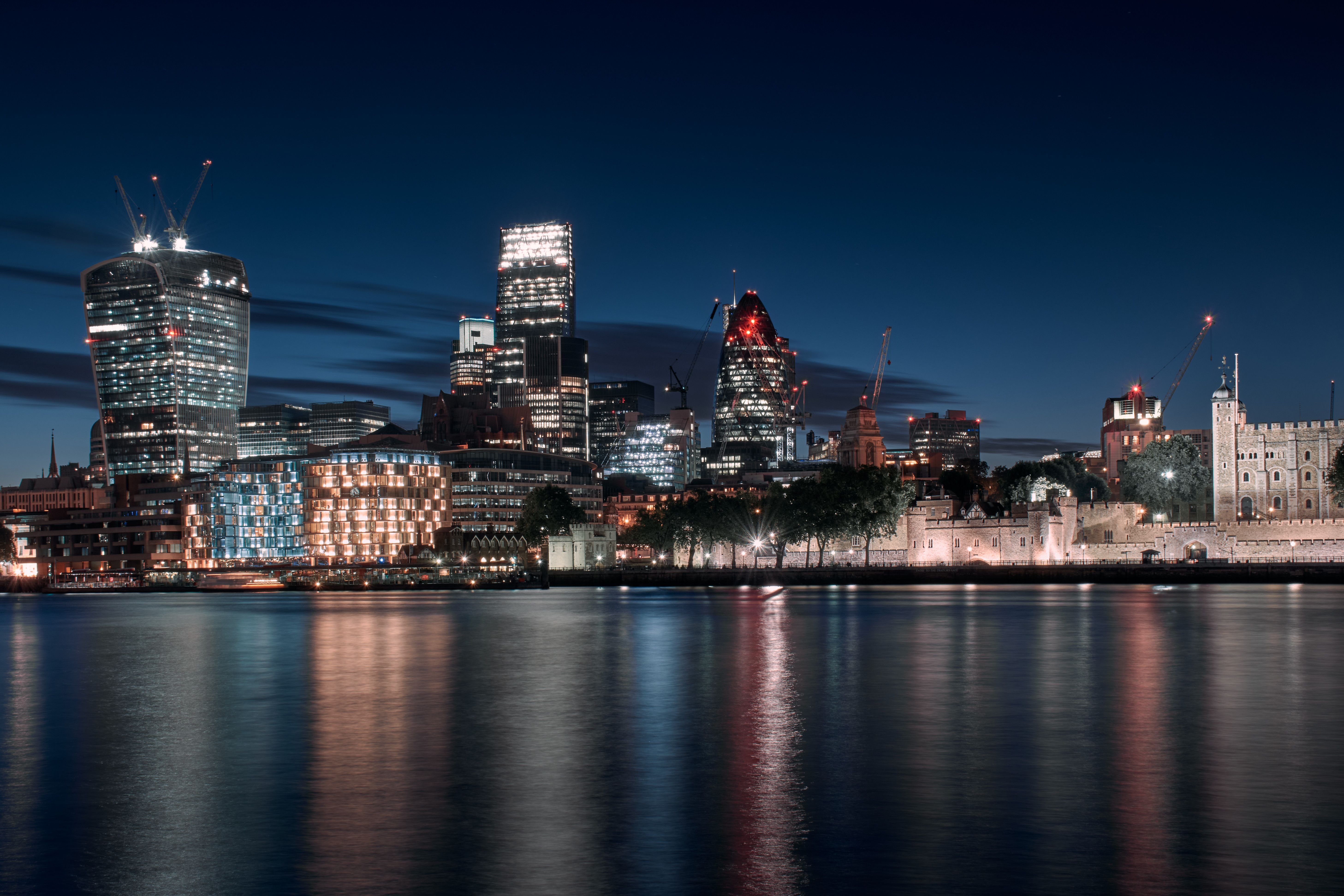London Skyline city skyline wallpaper, 5828x3886