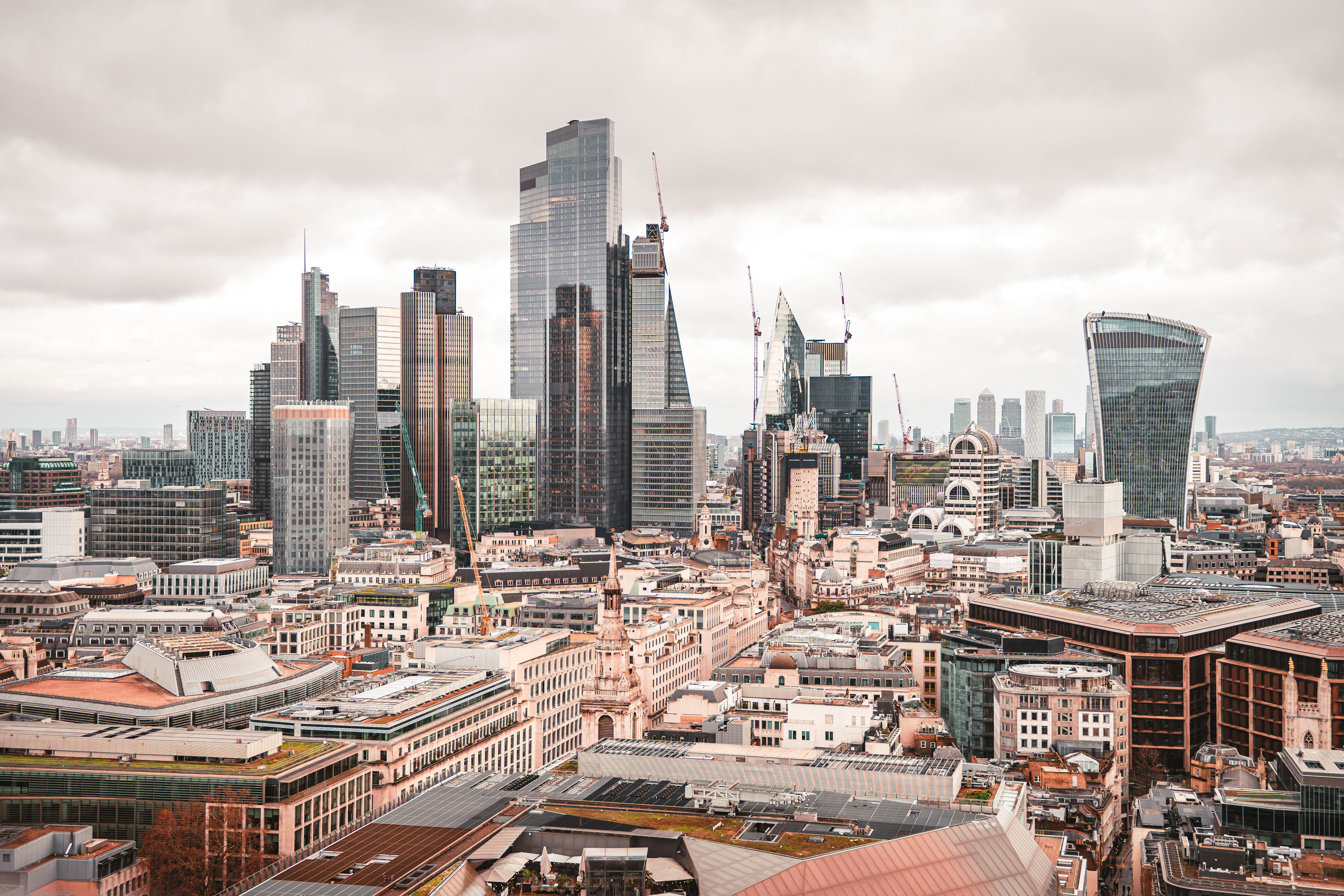 London Skyline city skyline wallpaper, 5532x3688