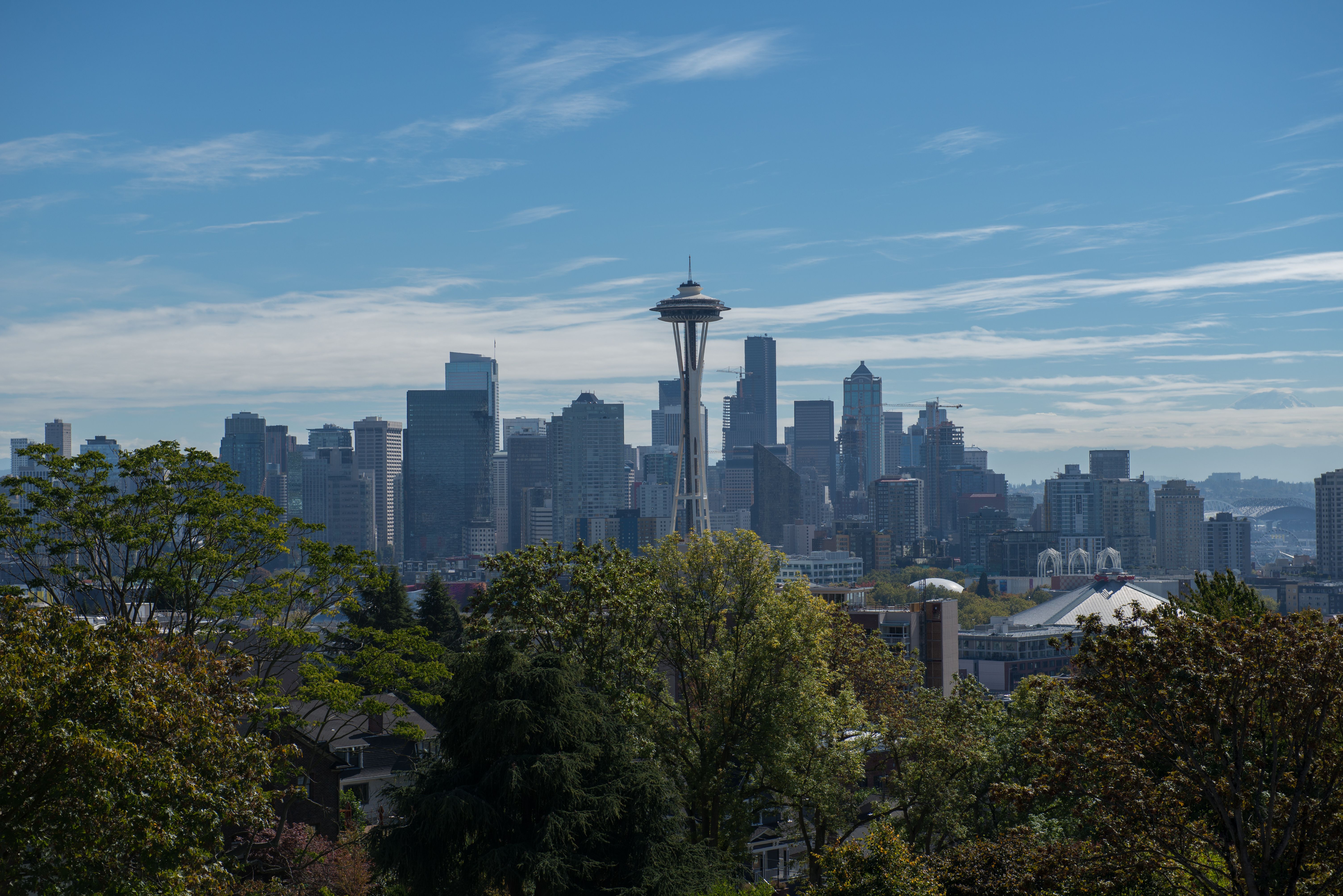 Seattle, WA city skyline wallpaper, 6016x4016