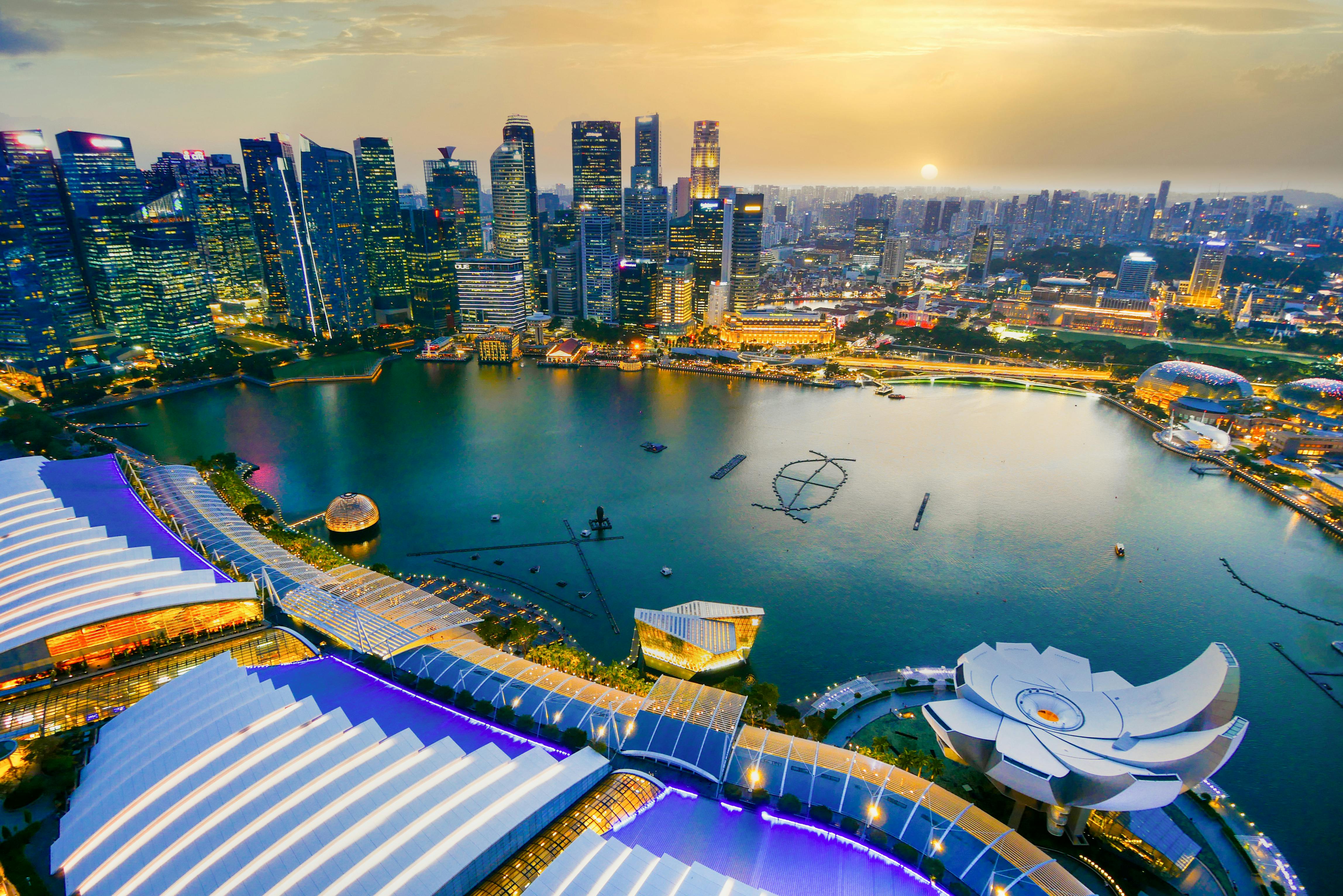 Singapore Skyline city skyline wallpaper, 4592x3064