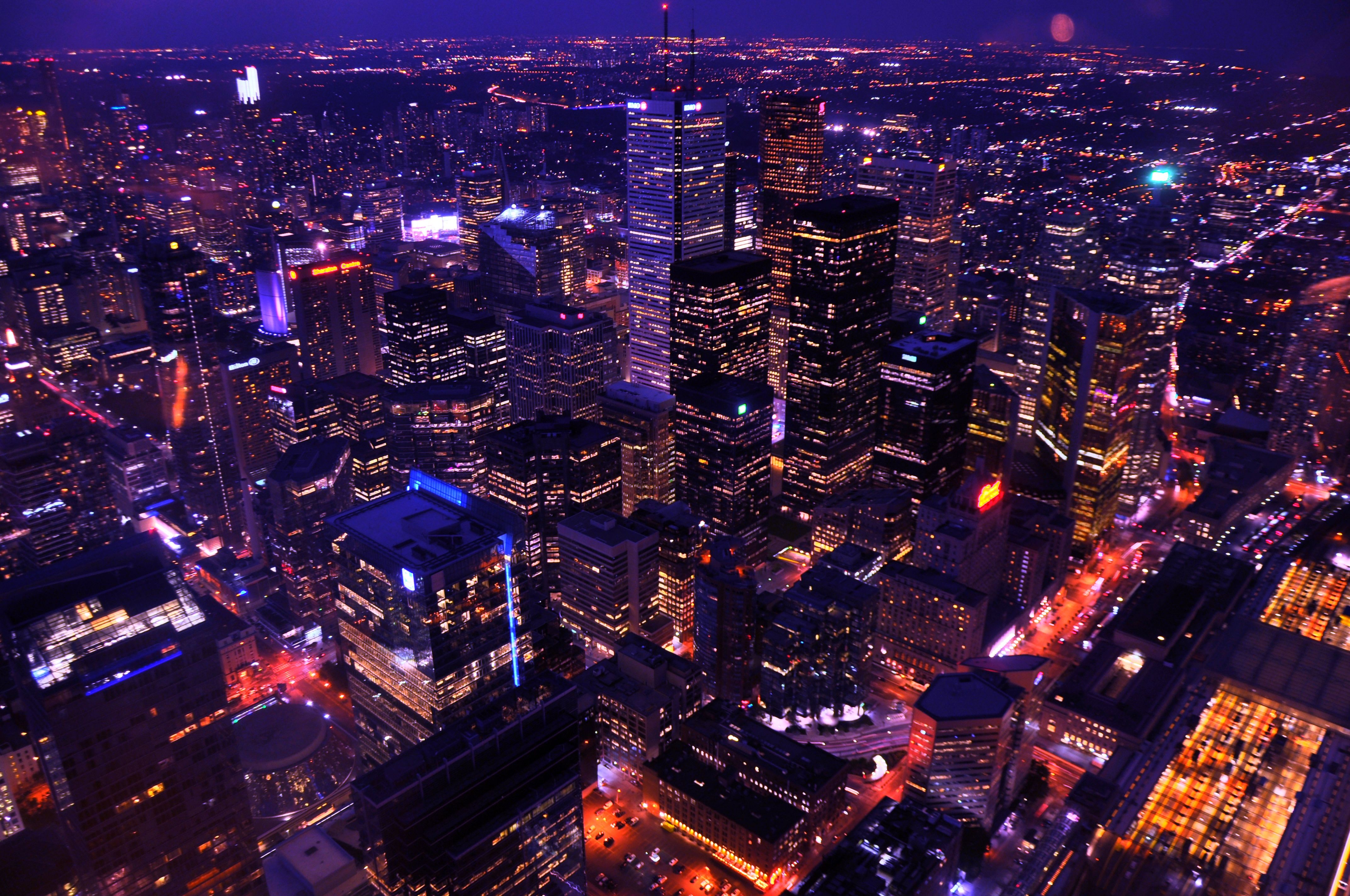 Downtown Skyline city skyline wallpaper, 4288x2848