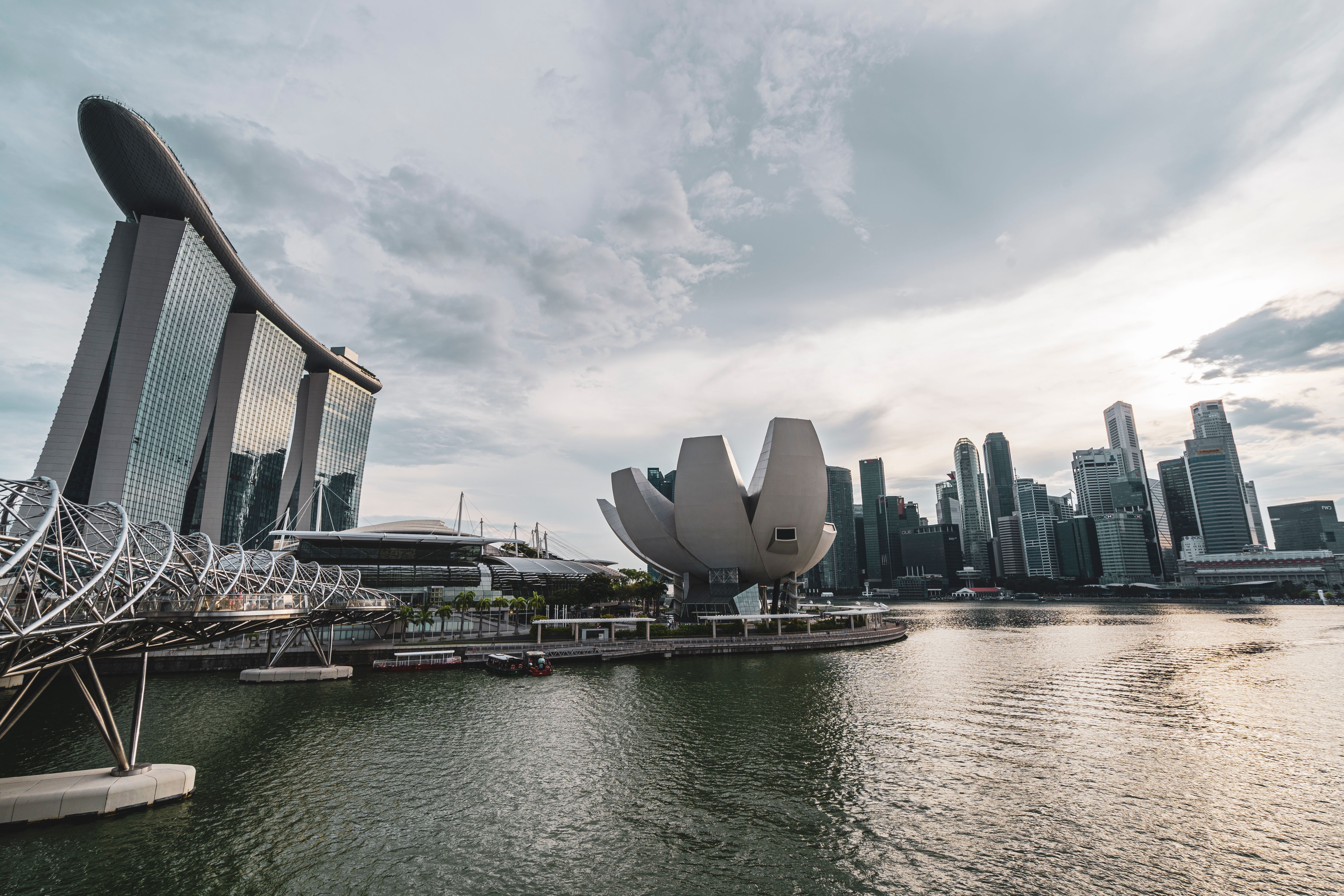 Singapore Skyline city skyline wallpaper, 6000x4000