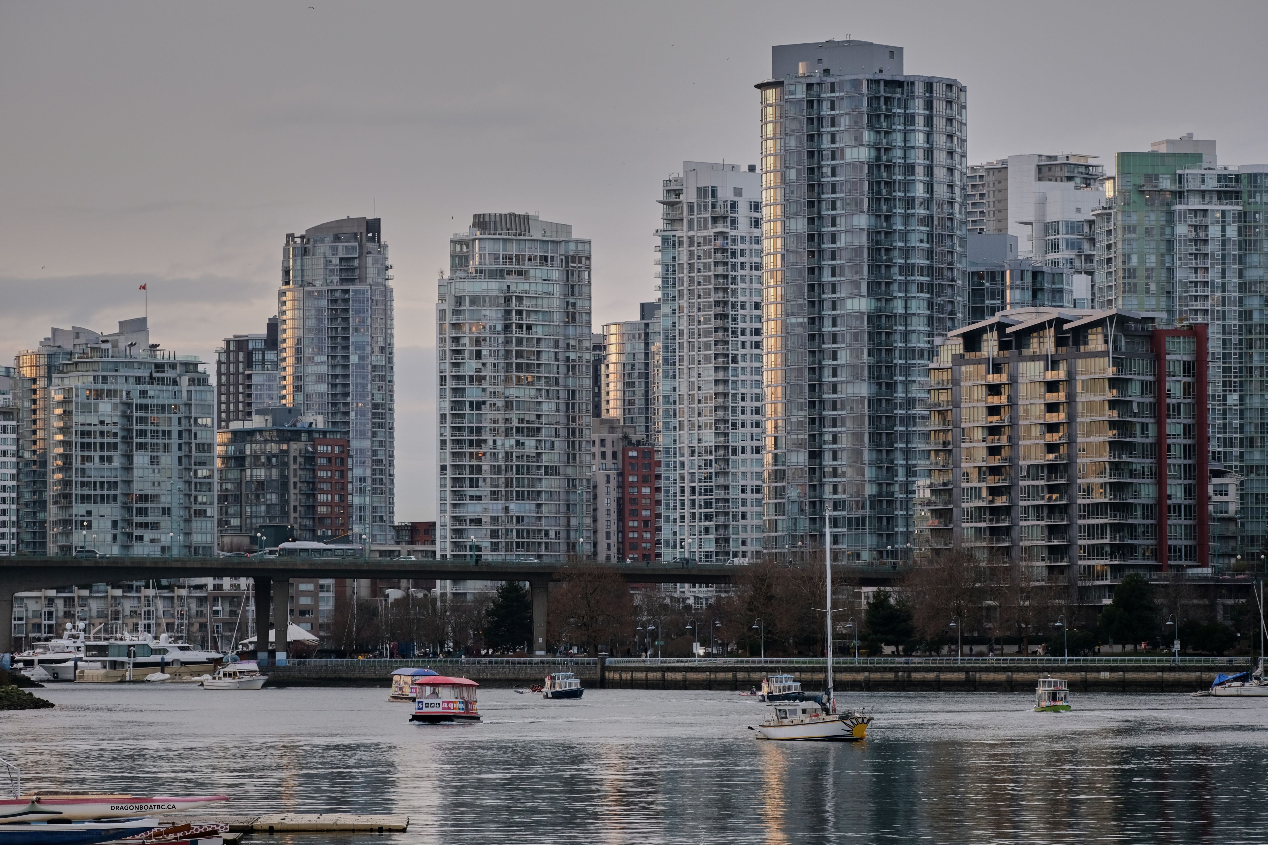 Vancouver, BC city skyline wallpaper, 4416x2944