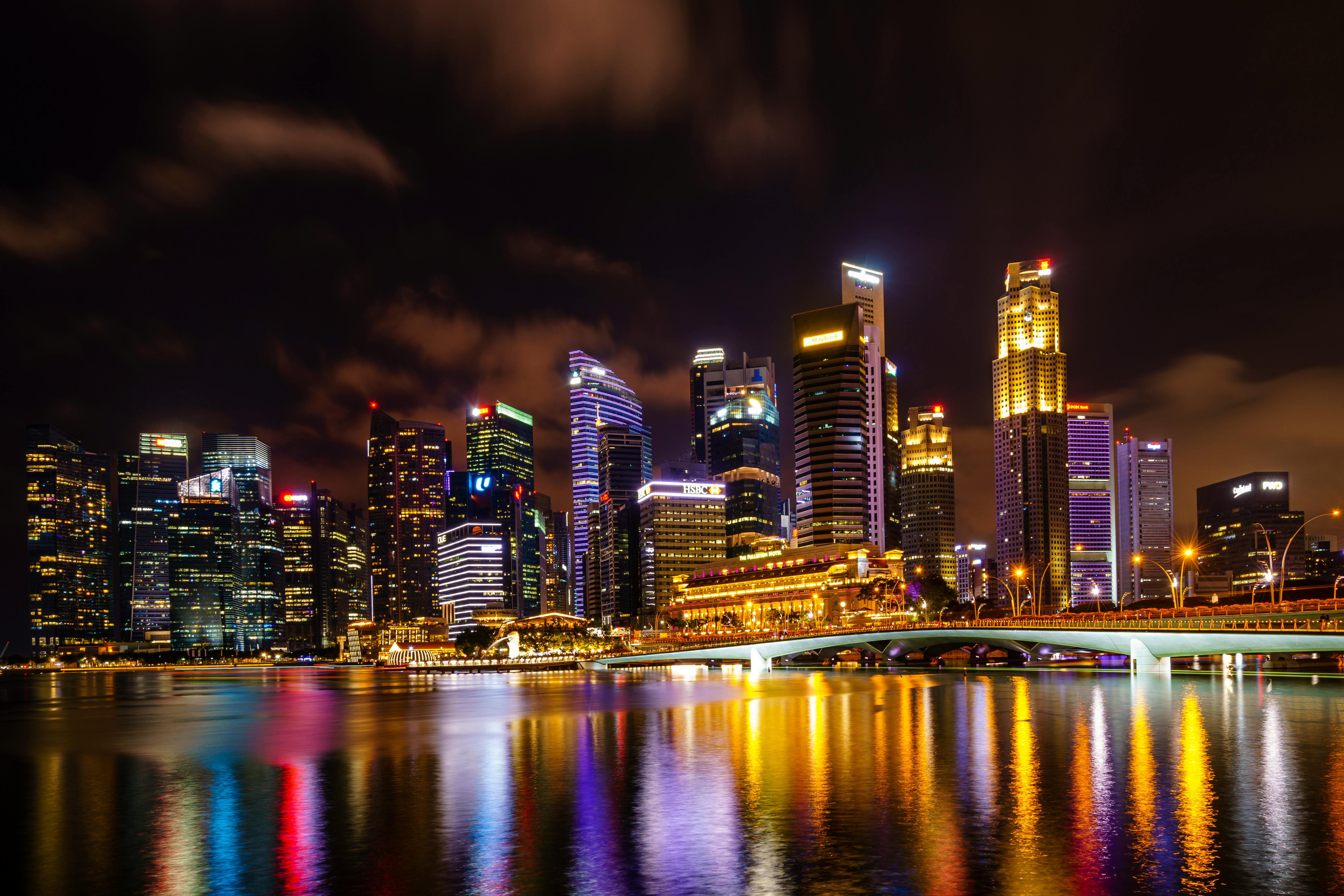 Singapore Skyline city skyline wallpaper, 5839x3893