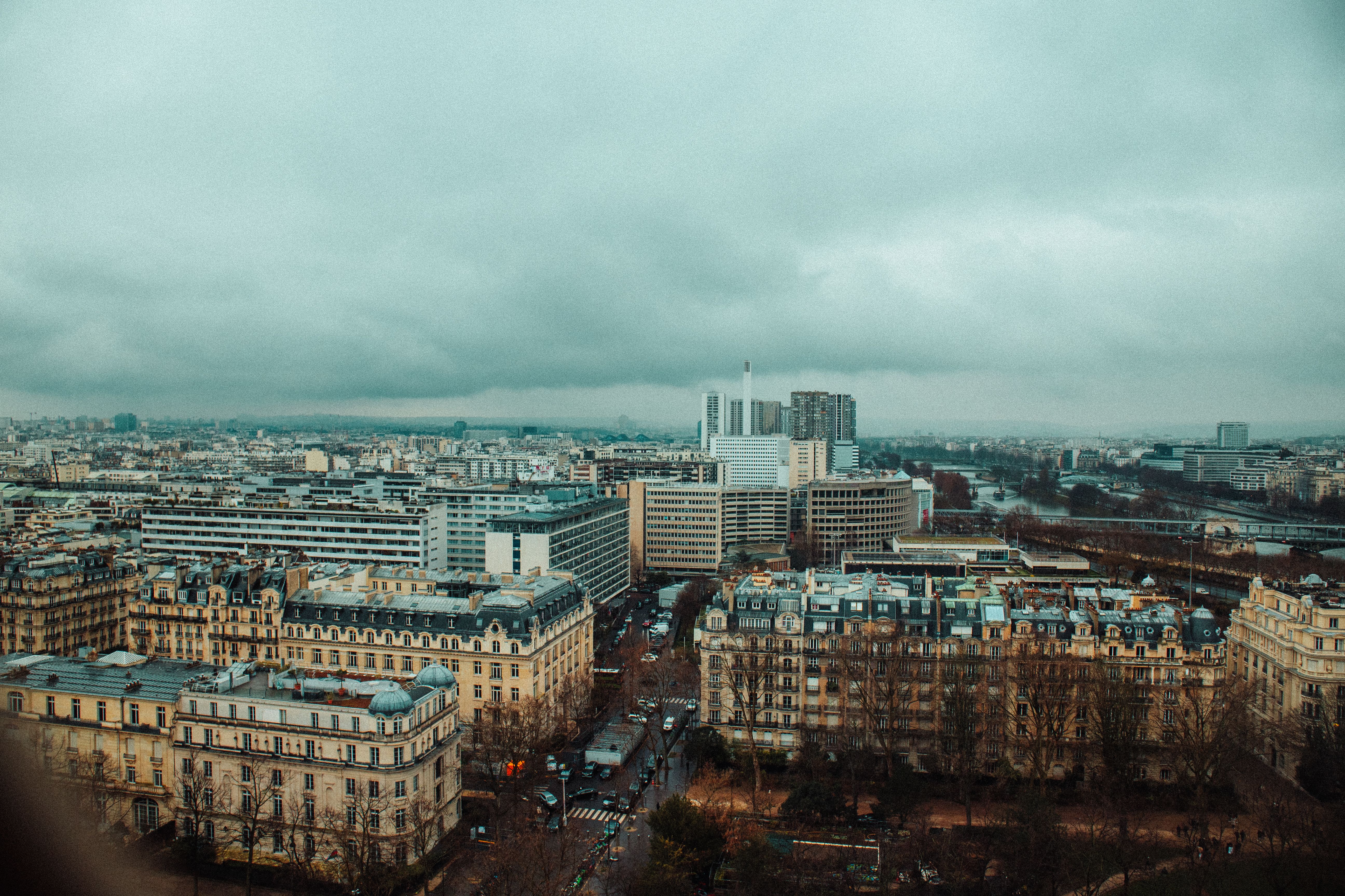 Paris Skyline city skyline wallpaper, 5184x3456