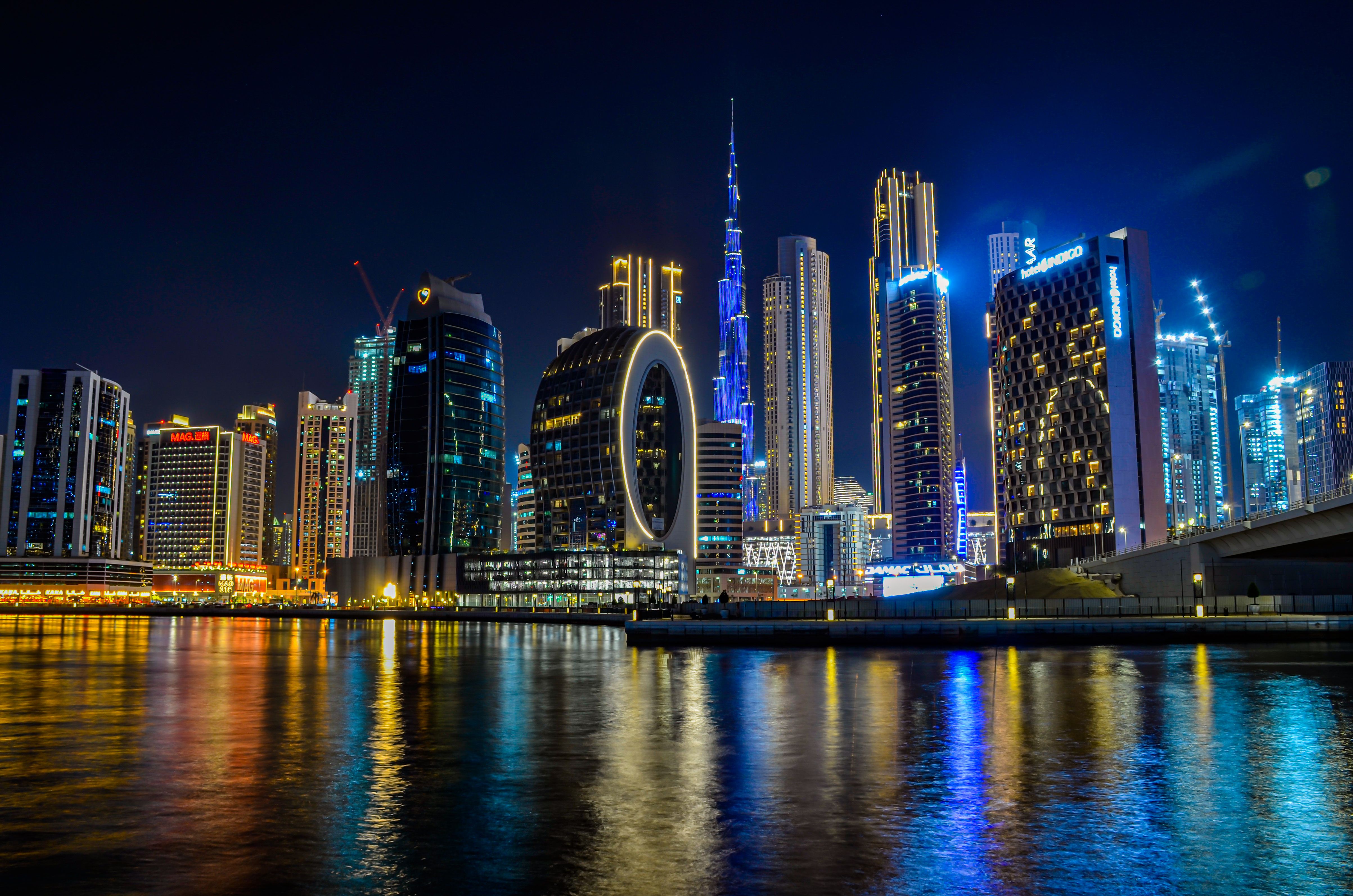 Dubai Skyline city skyline wallpaper, 4811x3187