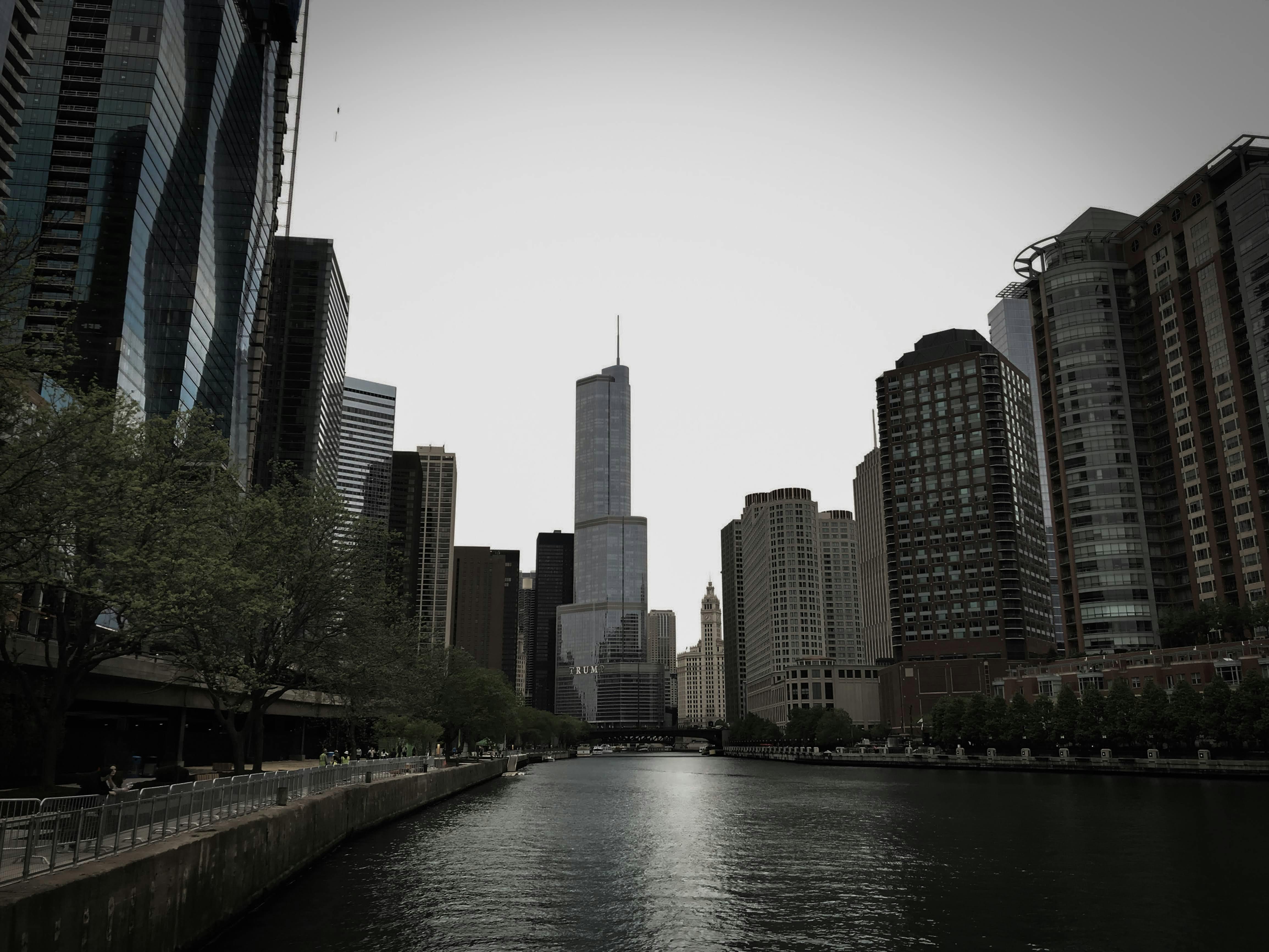 Chicago Skyline city skyline wallpaper, 4618x3464