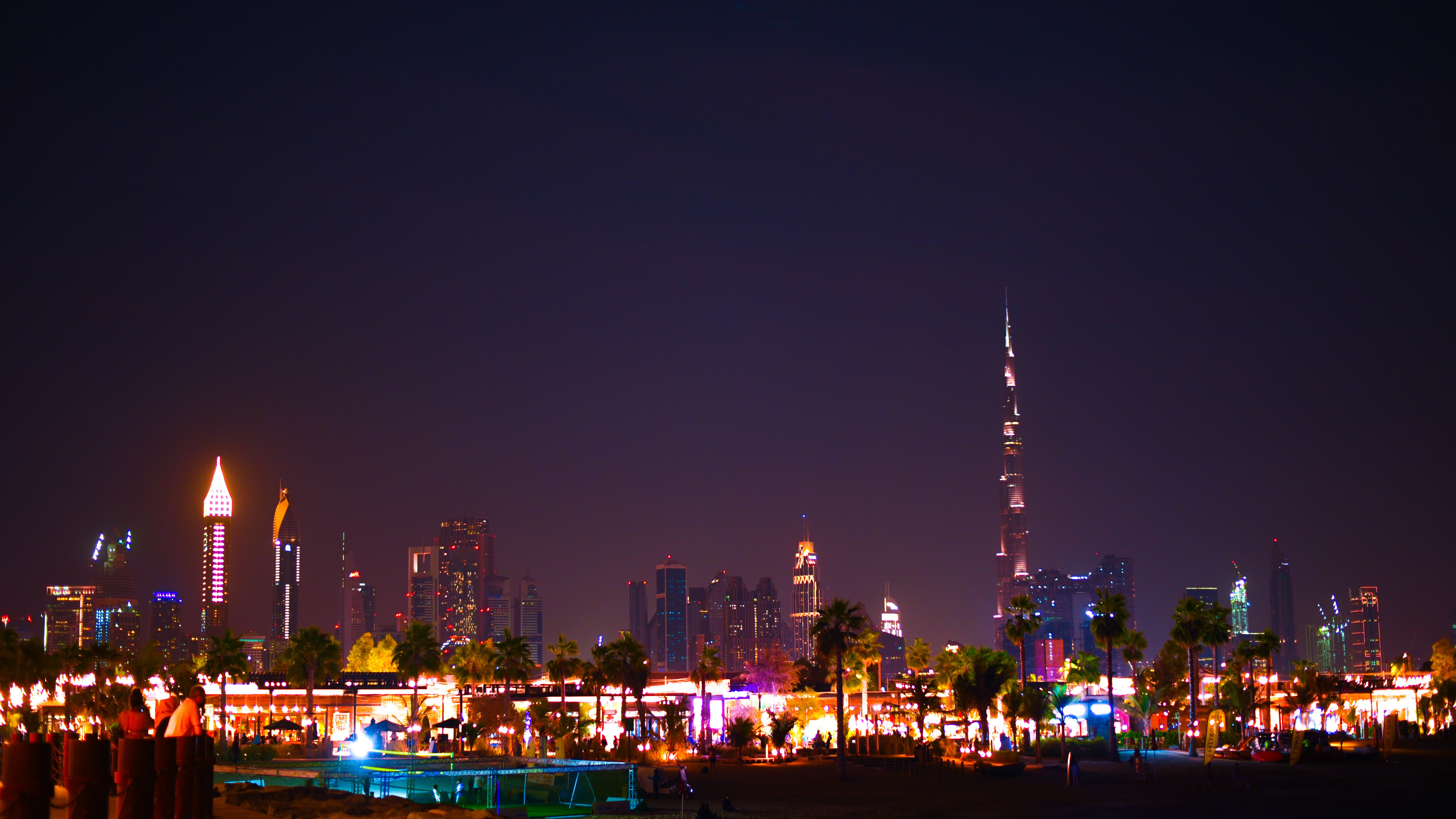 Dubai Skyline city skyline wallpaper, 6016x3384