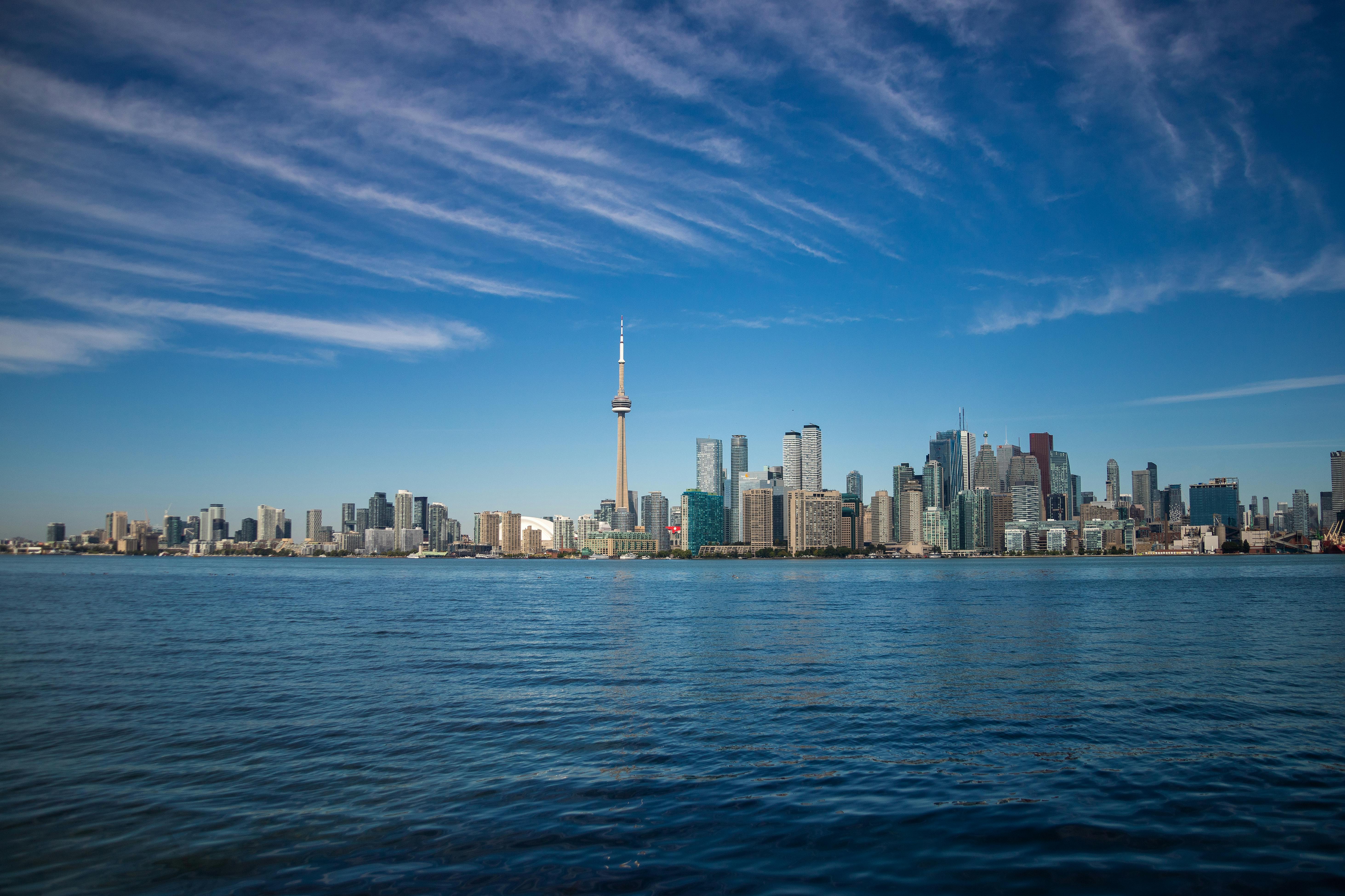 Toronto Skyline city skyline wallpaper, 5851x3901