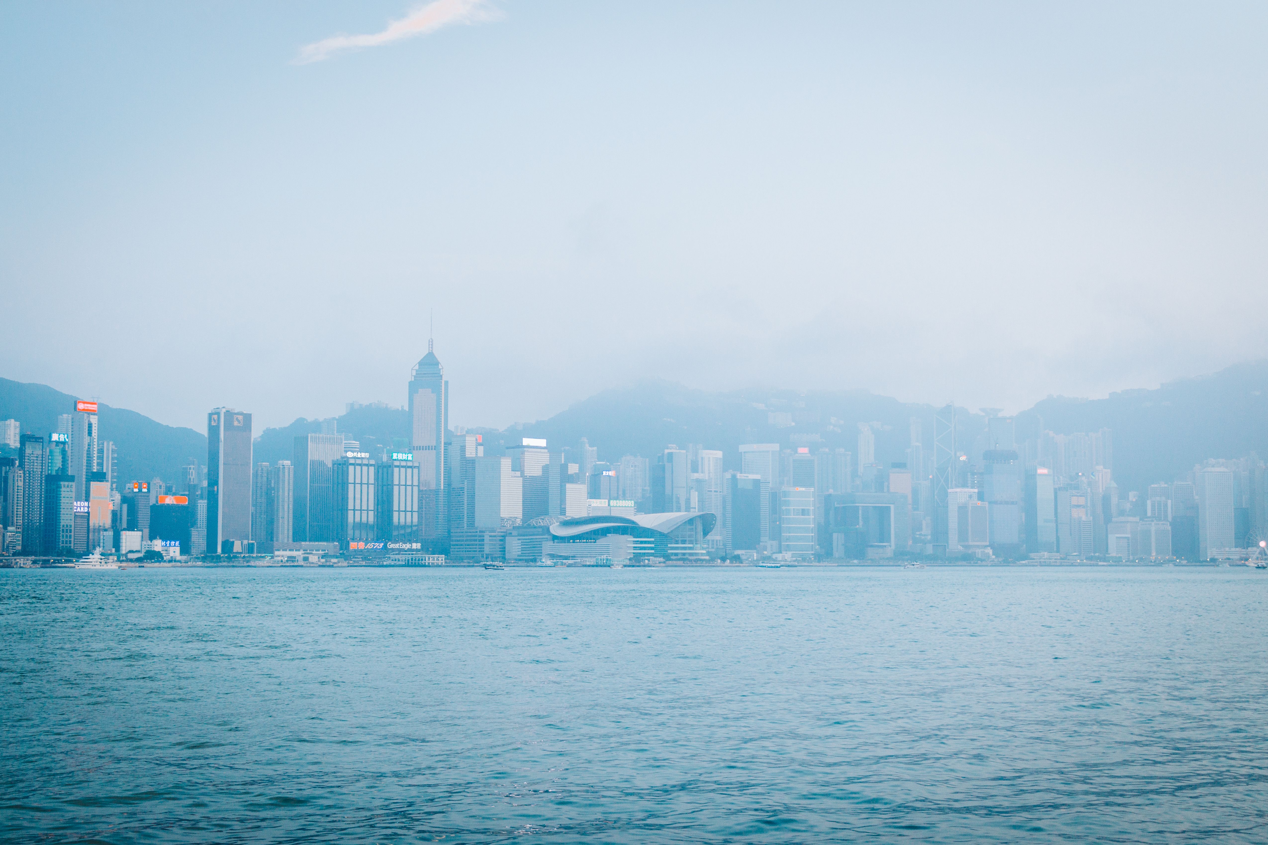 Hong Kong Skyline city skyline wallpaper, 5099x3399
