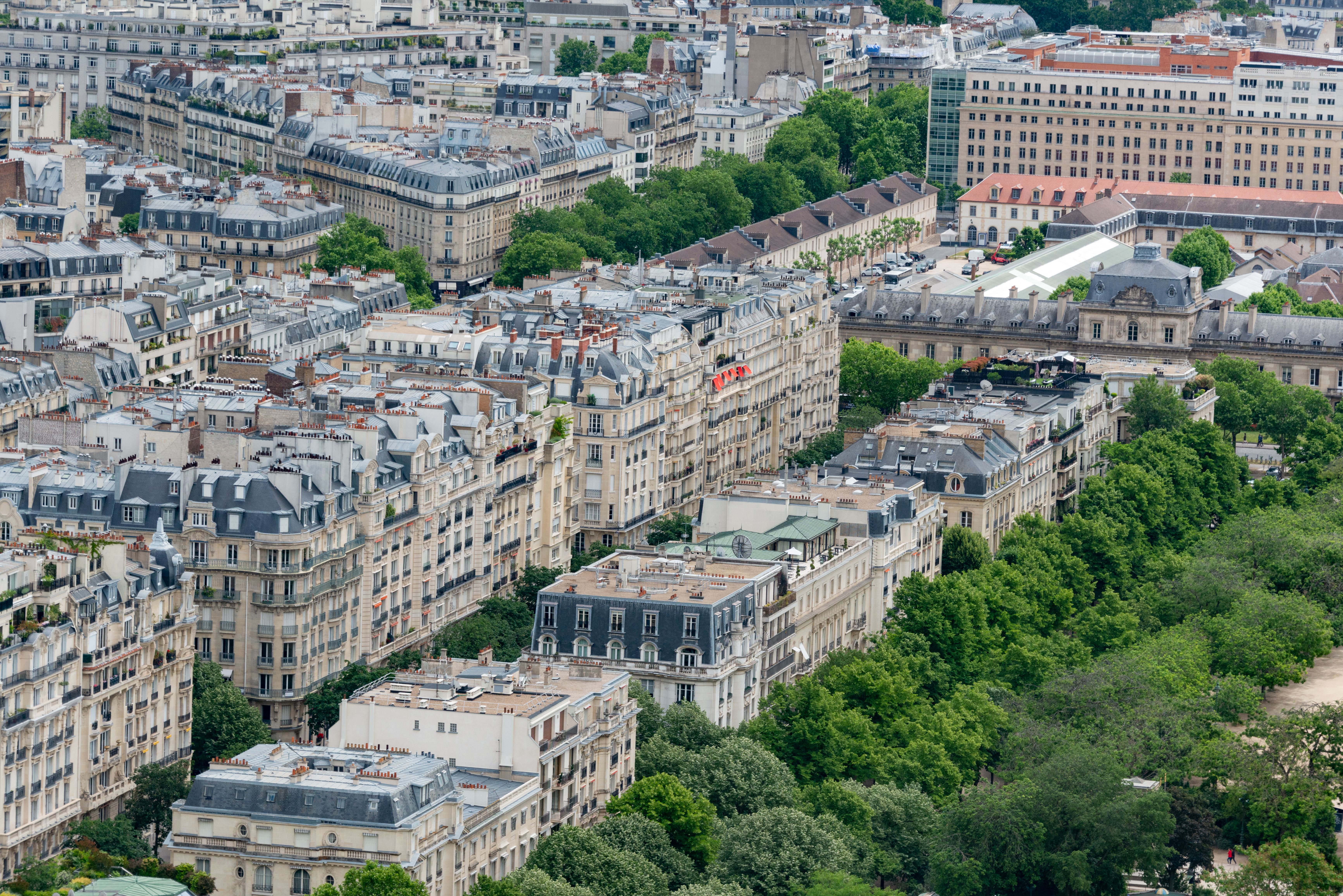 Paris Skyline city skyline wallpaper, 6933x4627