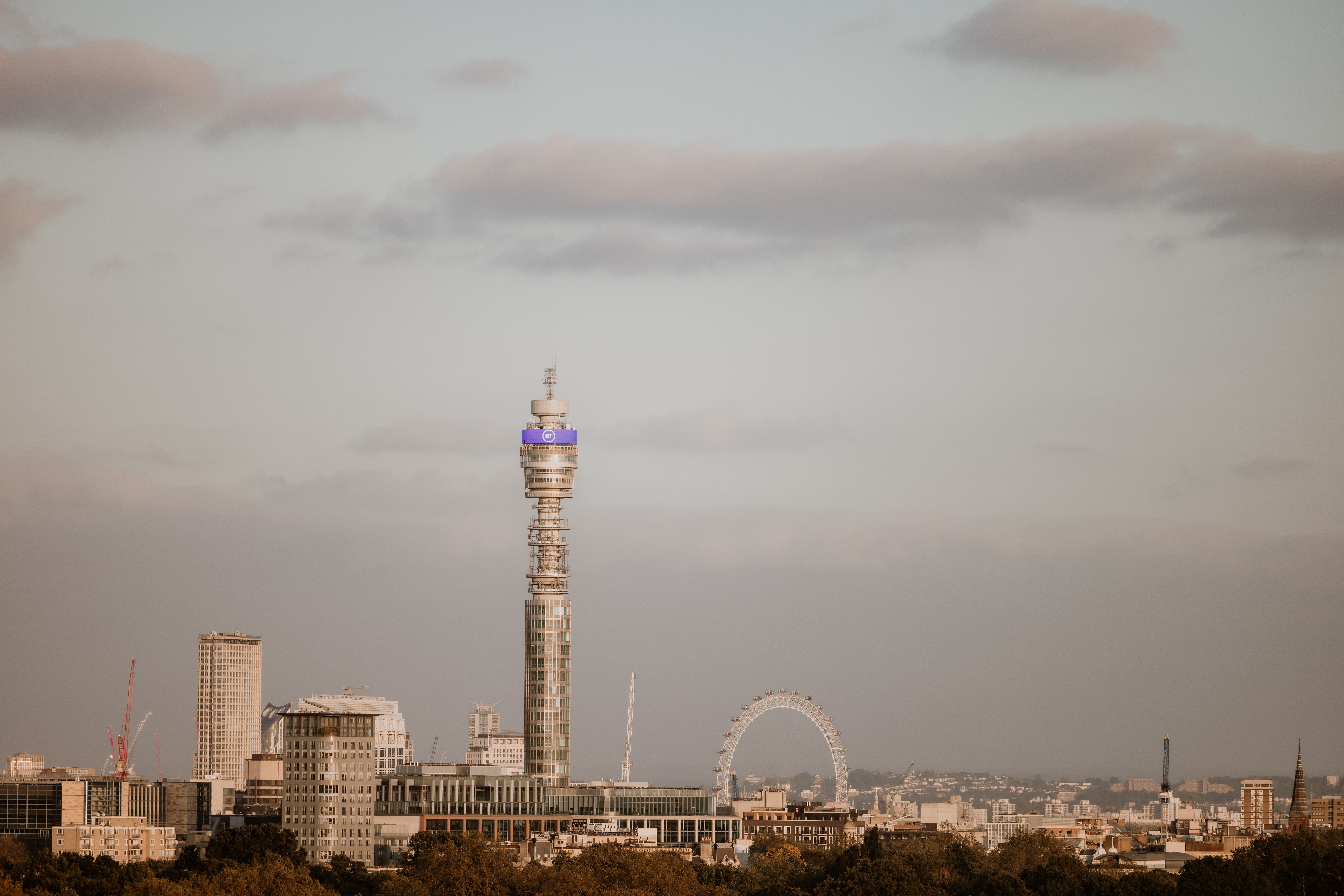 London Skyline city skyline wallpaper, 8192x5464