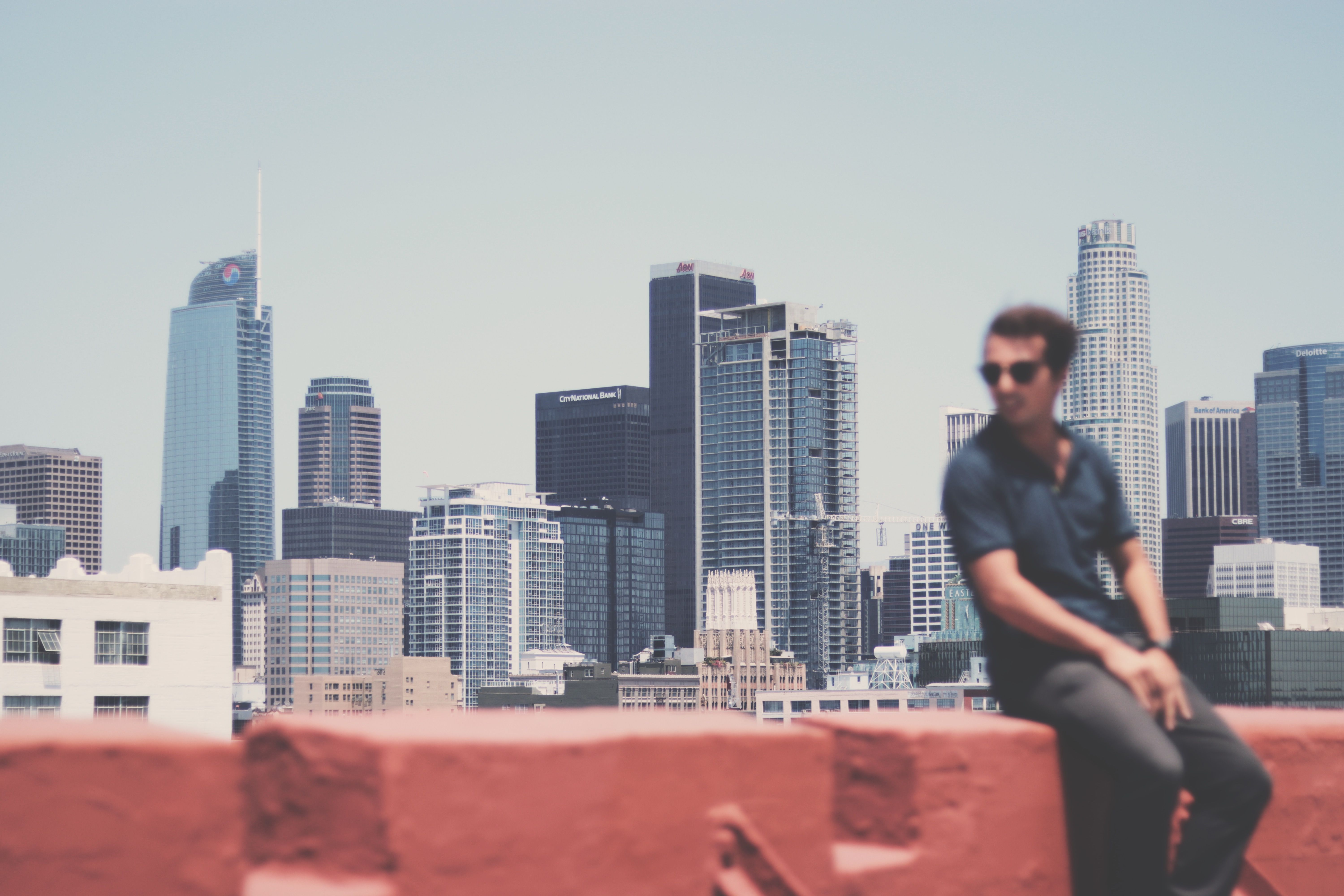 Los Angeles, CA city skyline wallpaper, 6000x4000