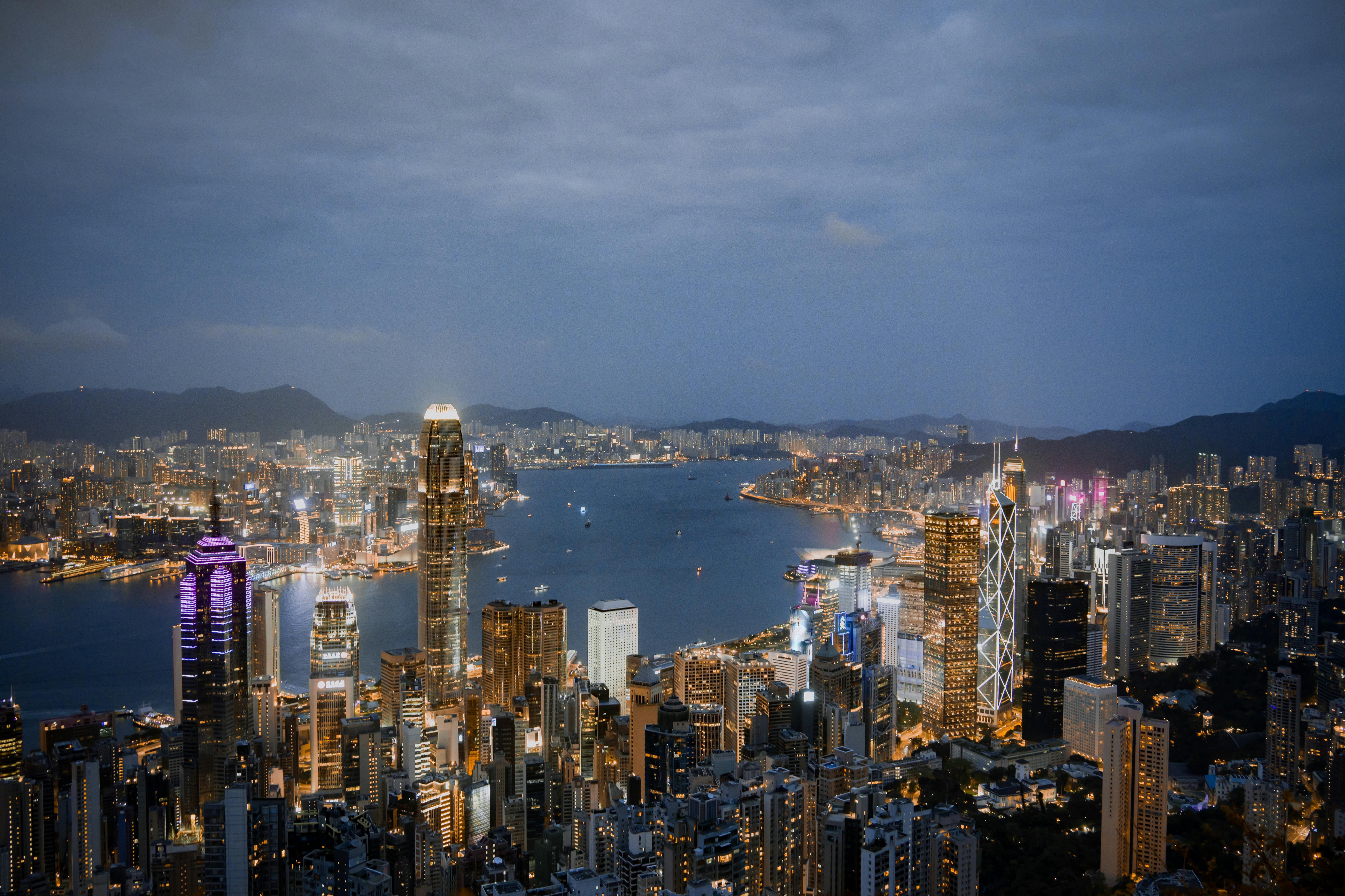 Hong Kong Skyline city skyline wallpaper, 6899x4599