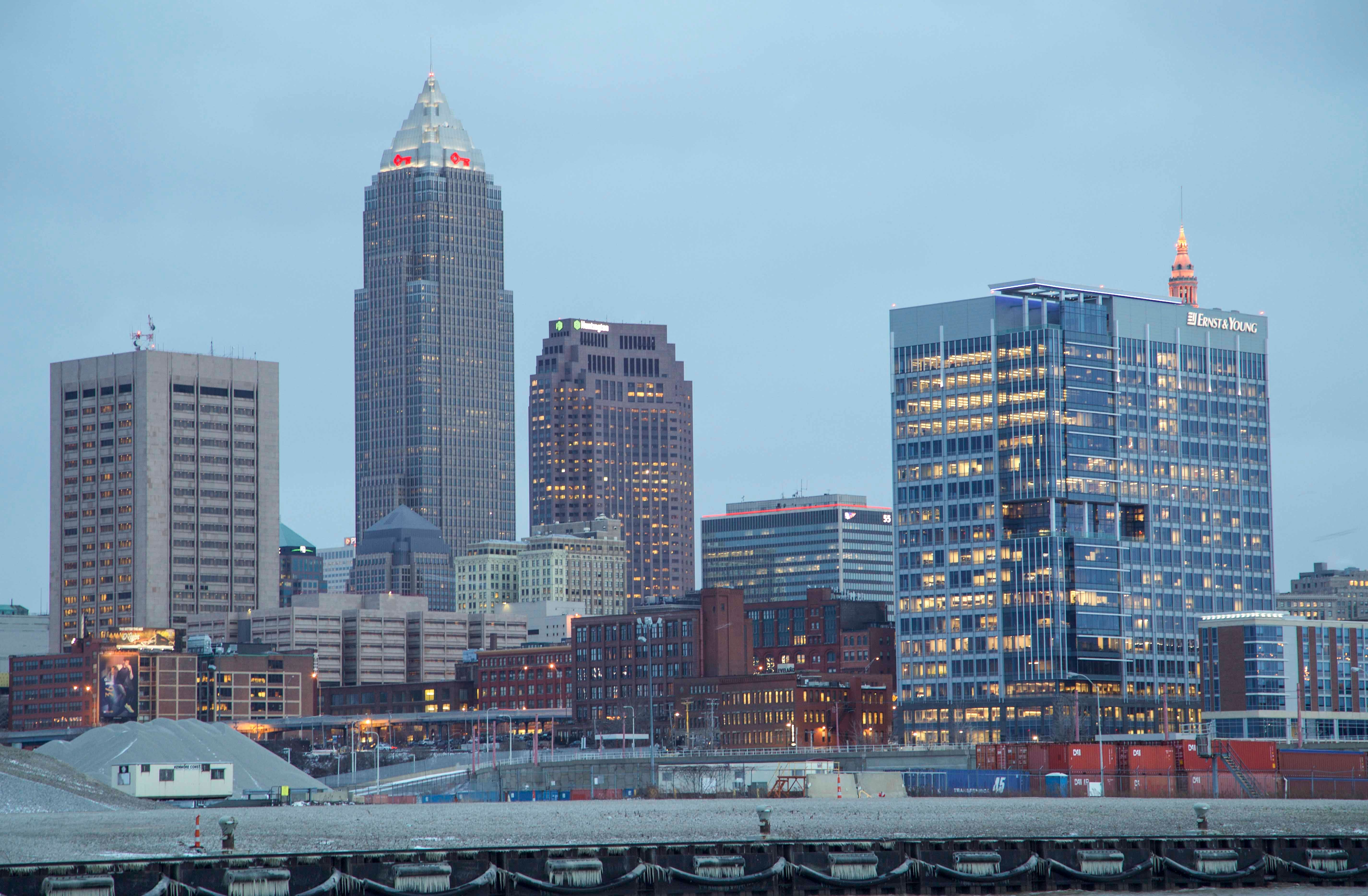Downtown Skyline city skyline wallpaper, 5702x3738