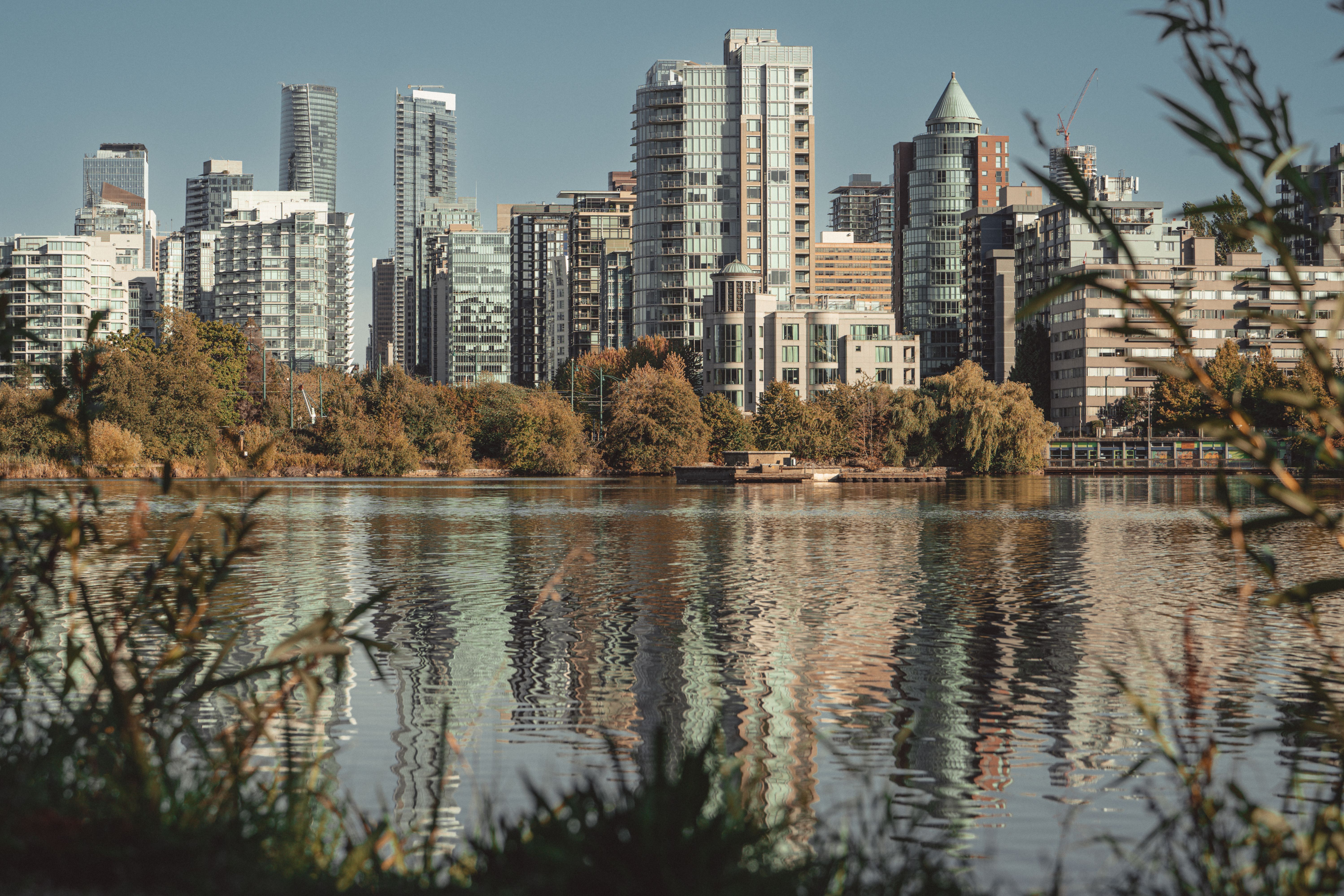 Vancouver, BC city skyline wallpaper, 5995x3997