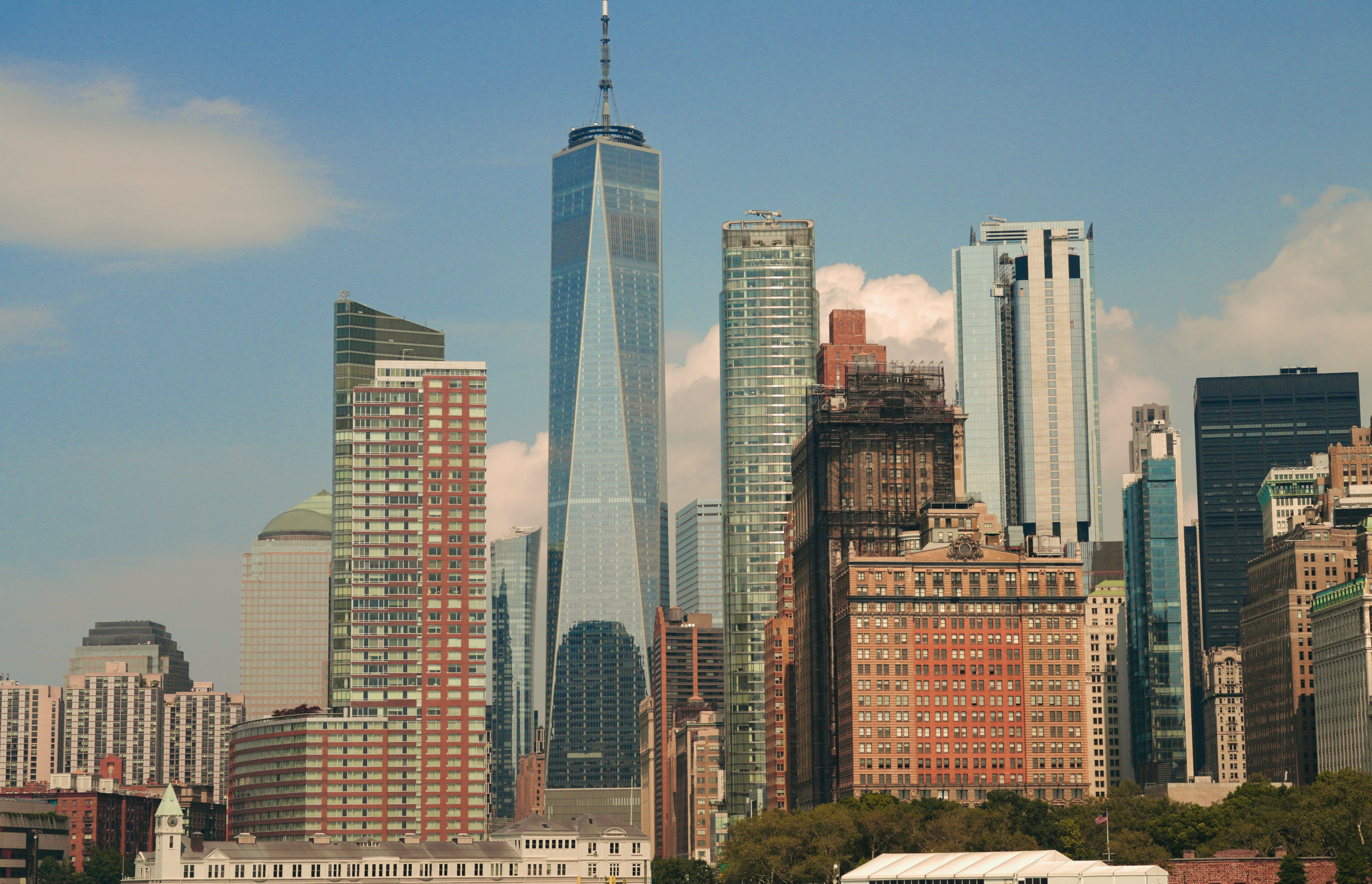 New York Skyline city skyline wallpaper, 9419x6065