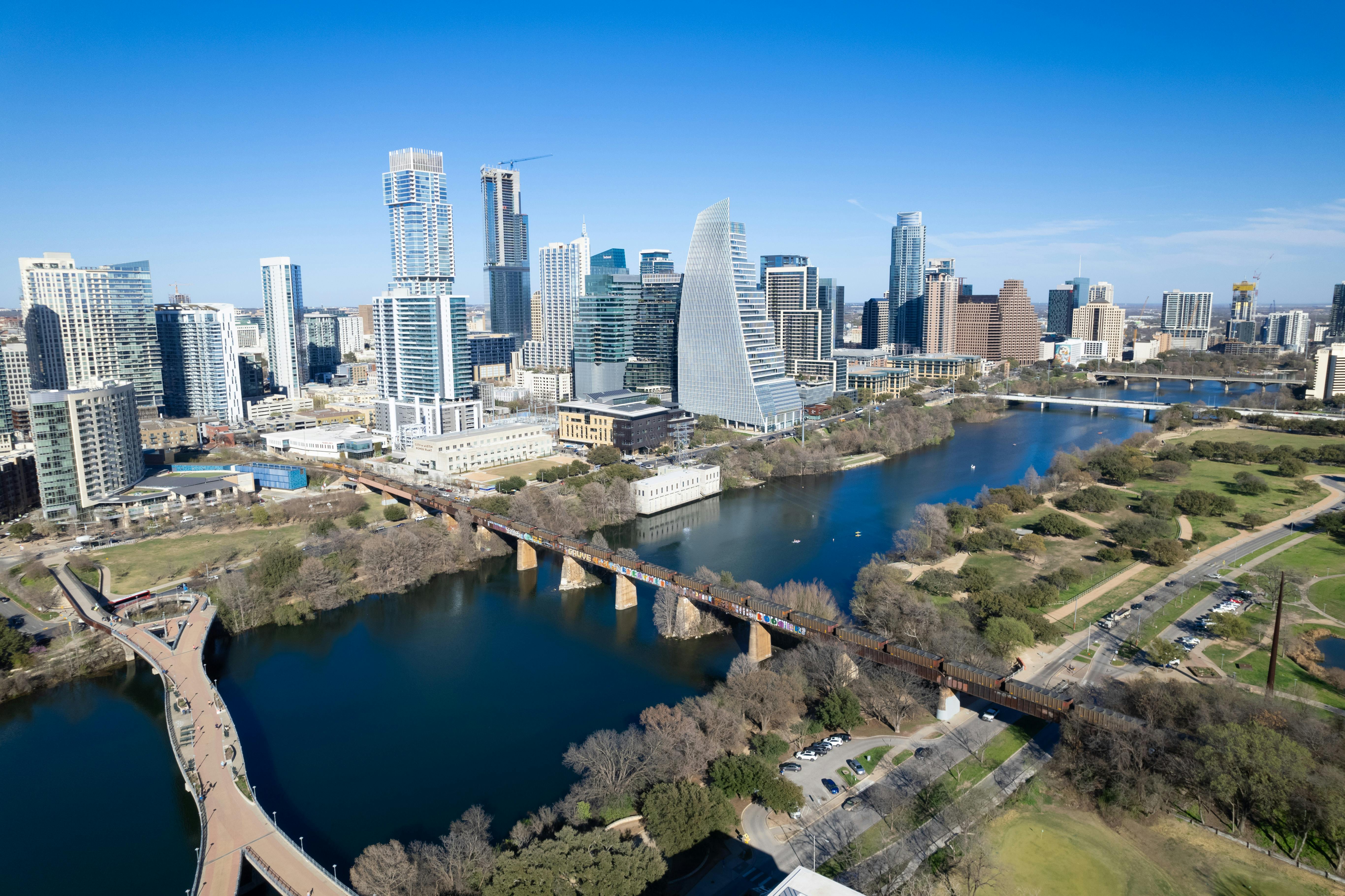 Downtown Skyline city skyline wallpaper, 5464x3640