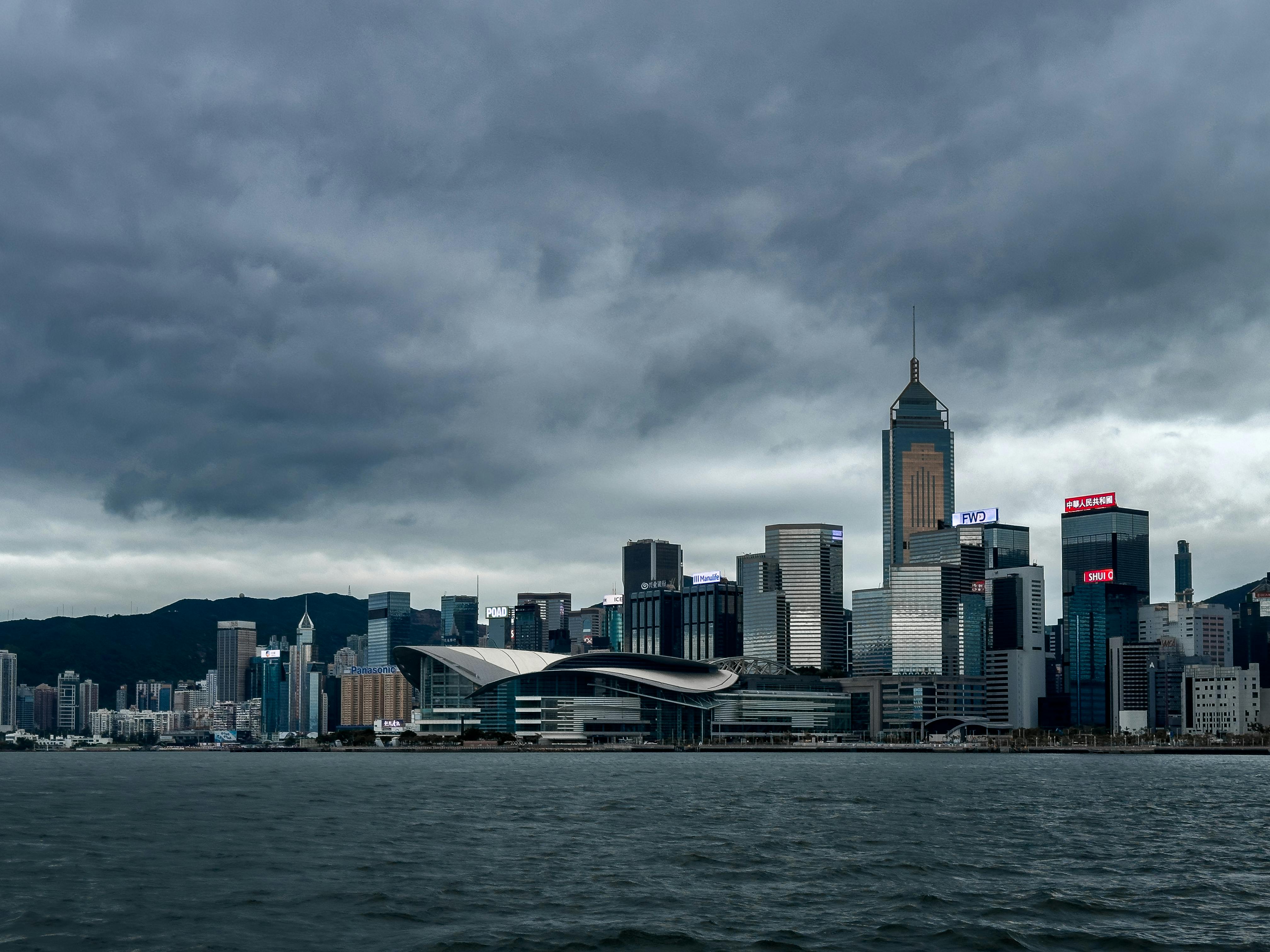 Hong Kong Skyline city skyline wallpaper, 4032x3024