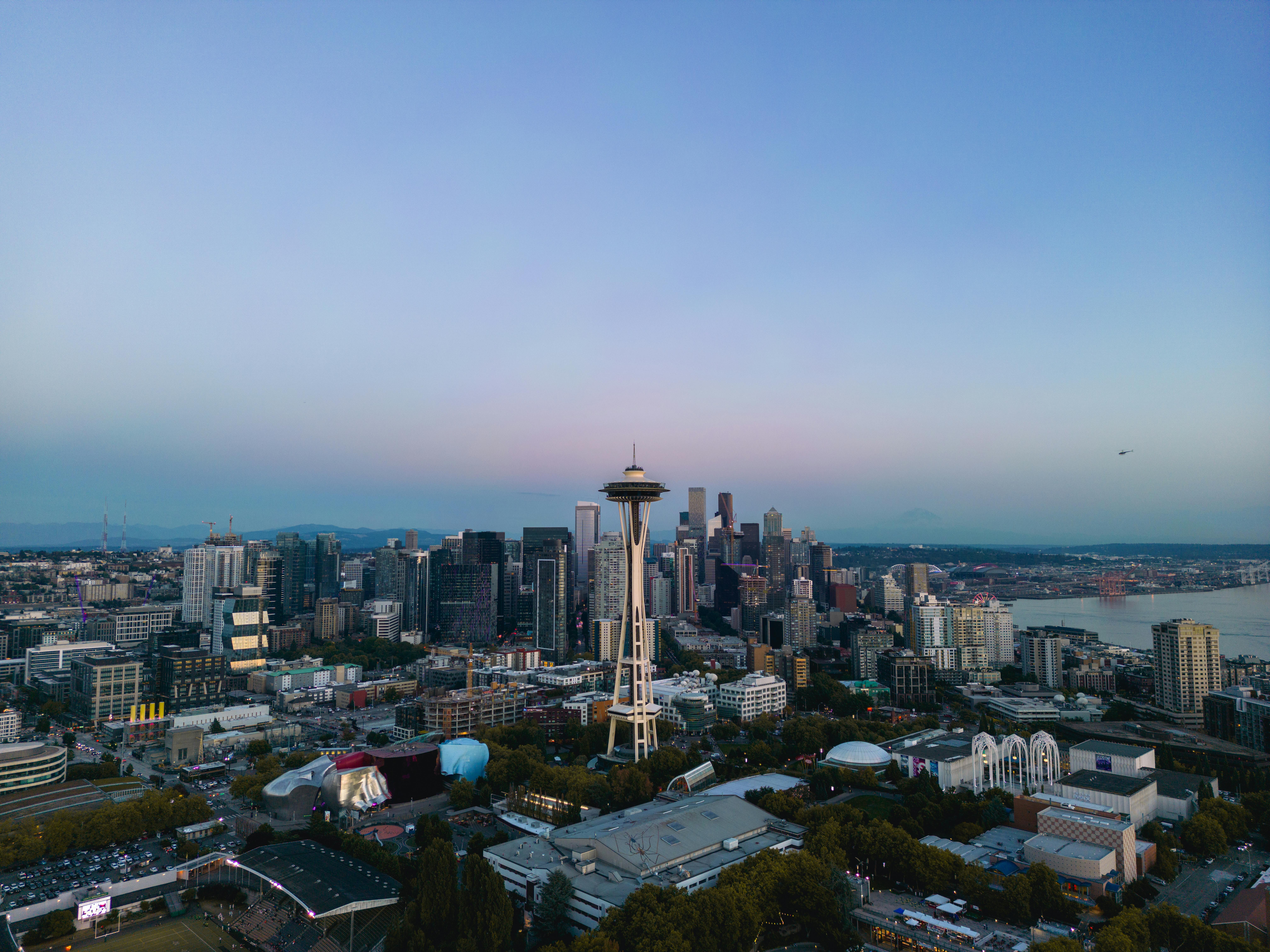 Seattle, WA city skyline wallpaper, 8064x6048