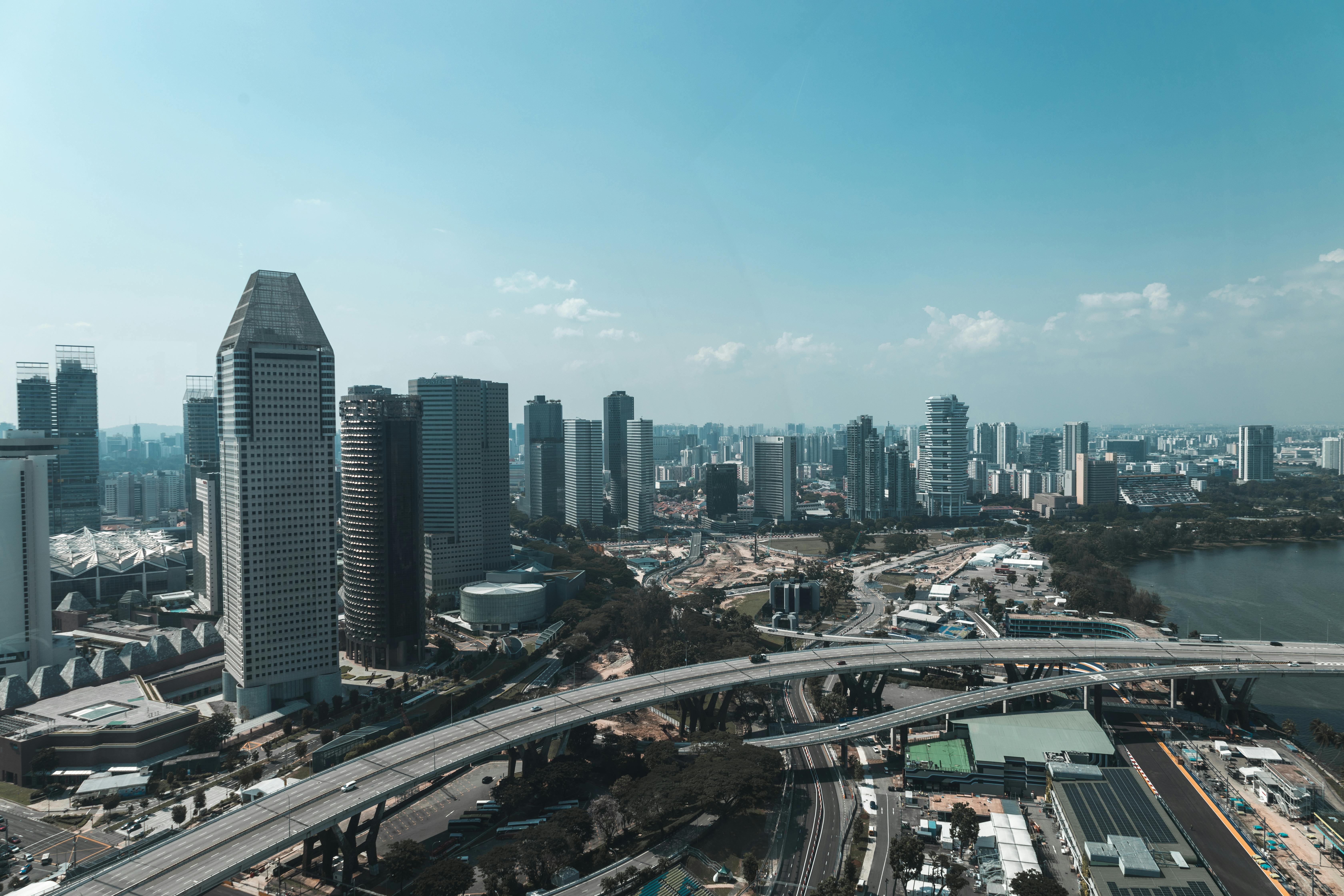 Singapore Skyline city skyline wallpaper, 6720x4480