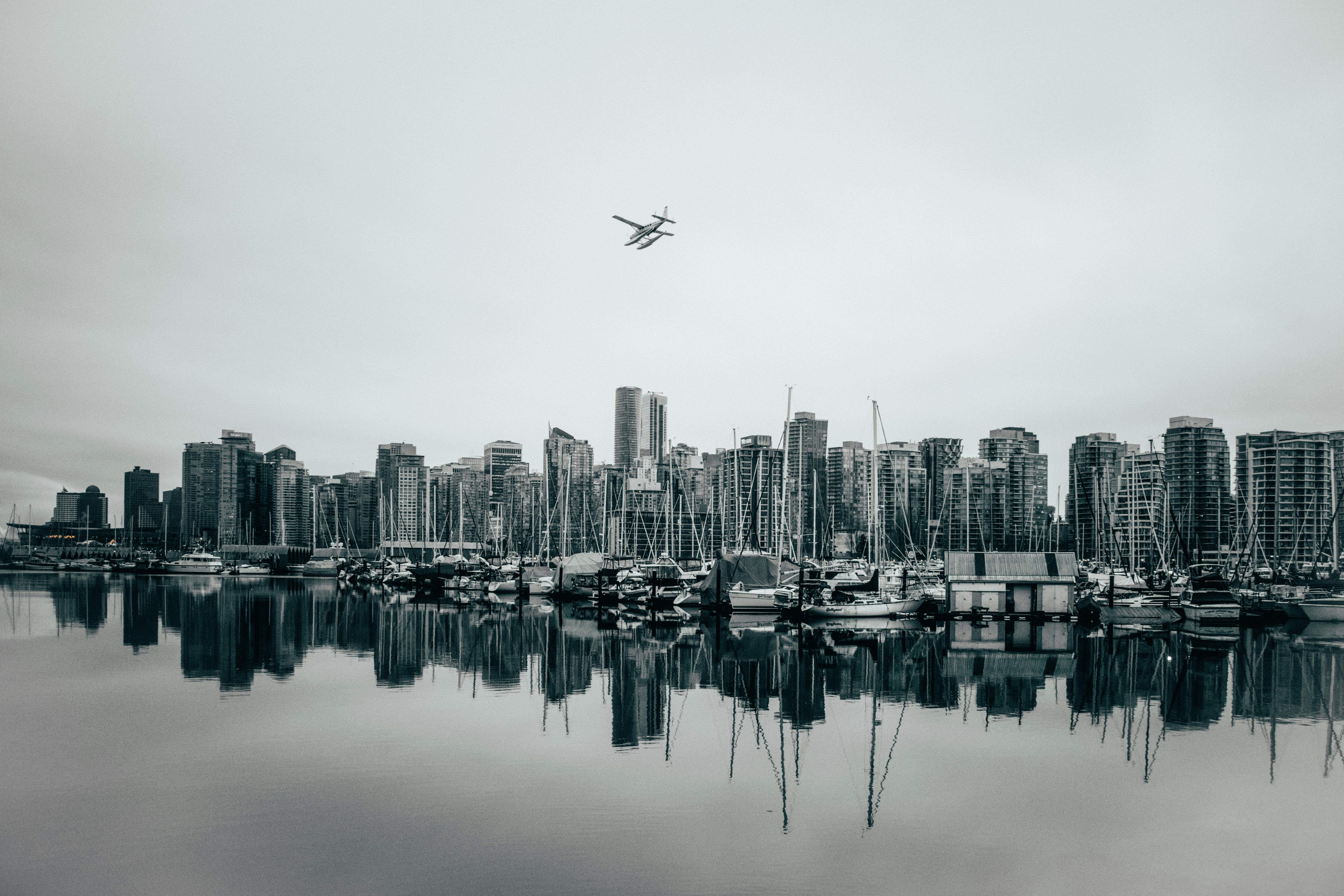 Vancouver, BC city skyline wallpaper, 6000x4000