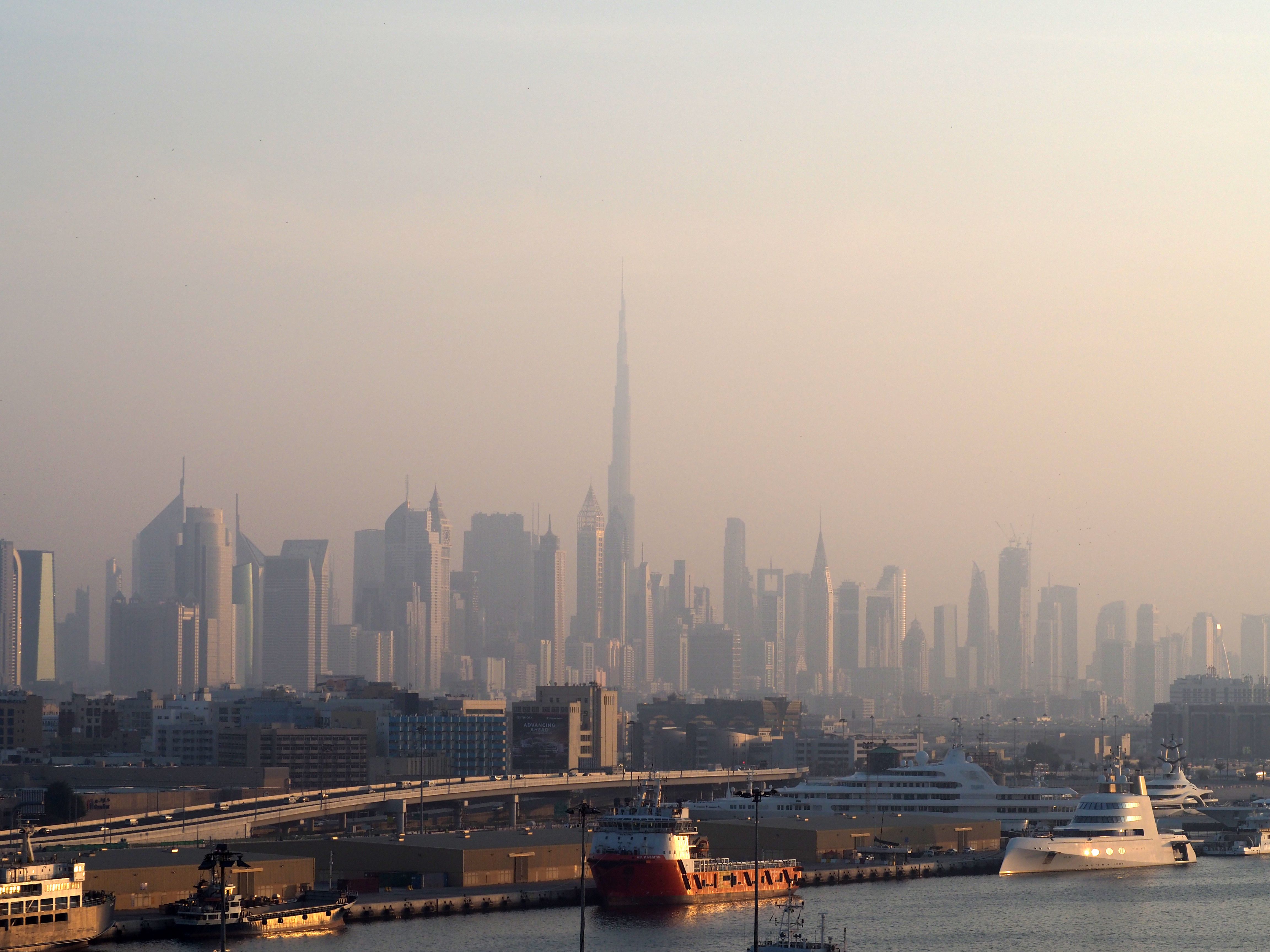 Dubai Skyline city skyline wallpaper, 4608x3456