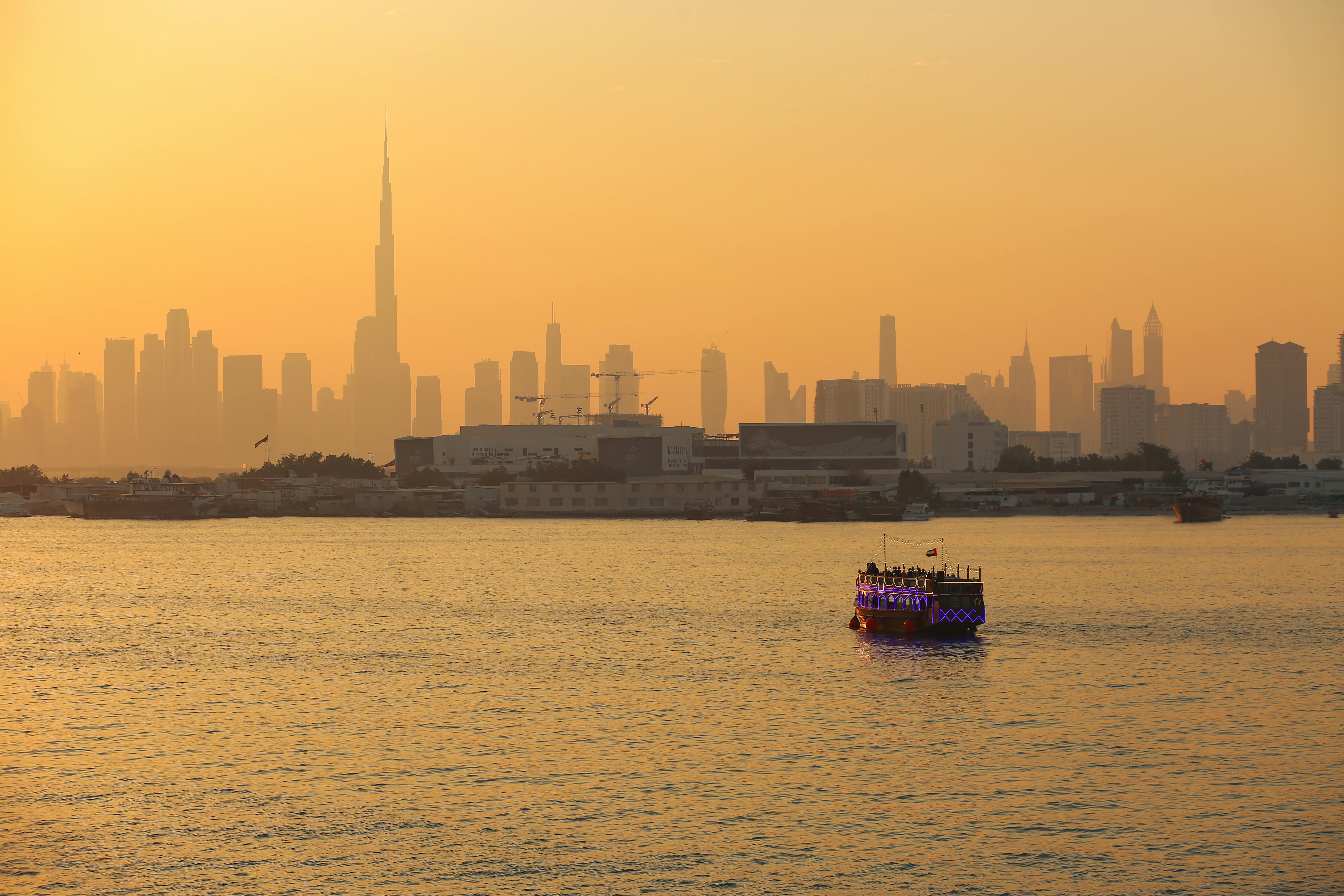 Dubai Skyline city skyline wallpaper, 5760x3840