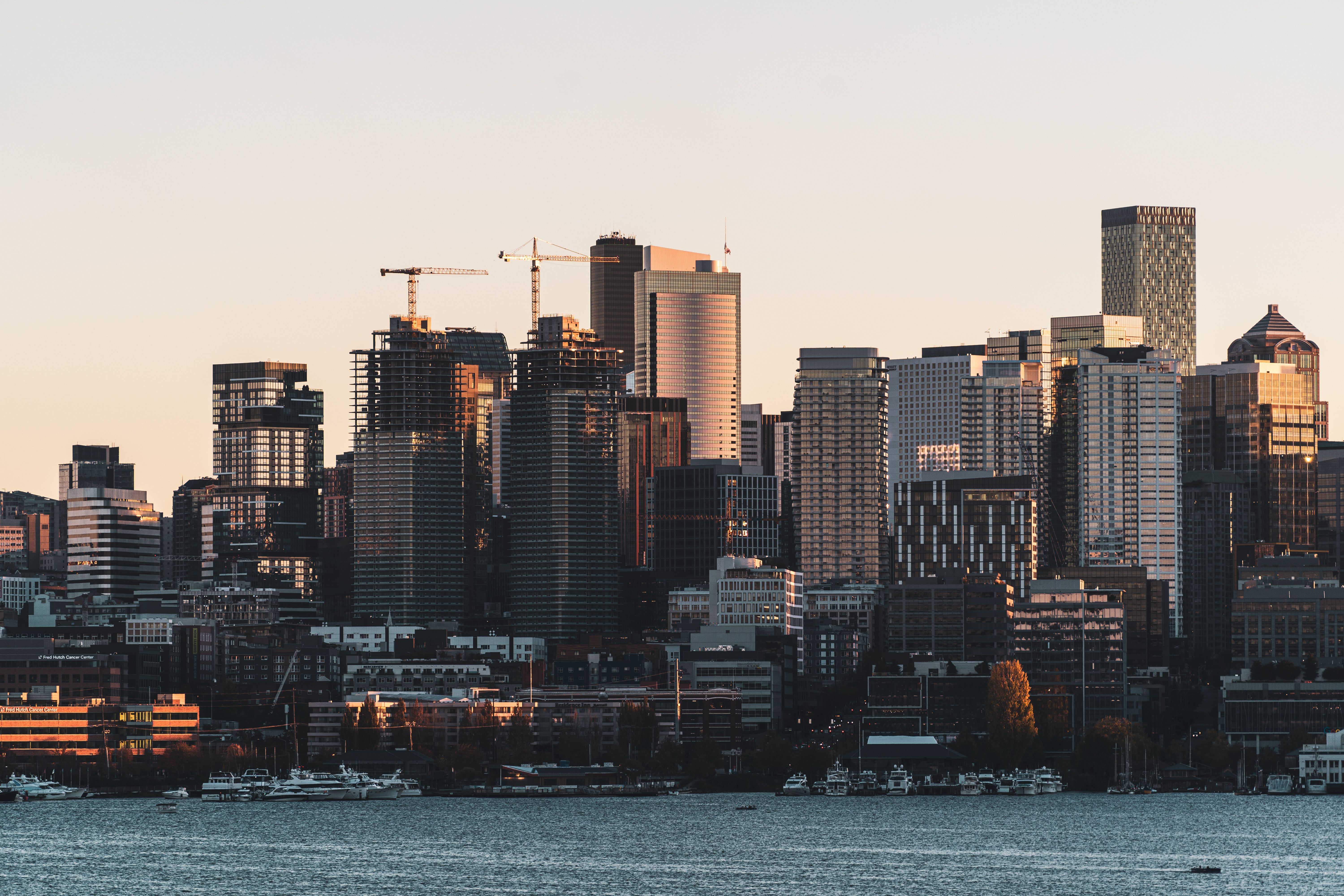 Seattle, WA city skyline wallpaper, 6000x4000