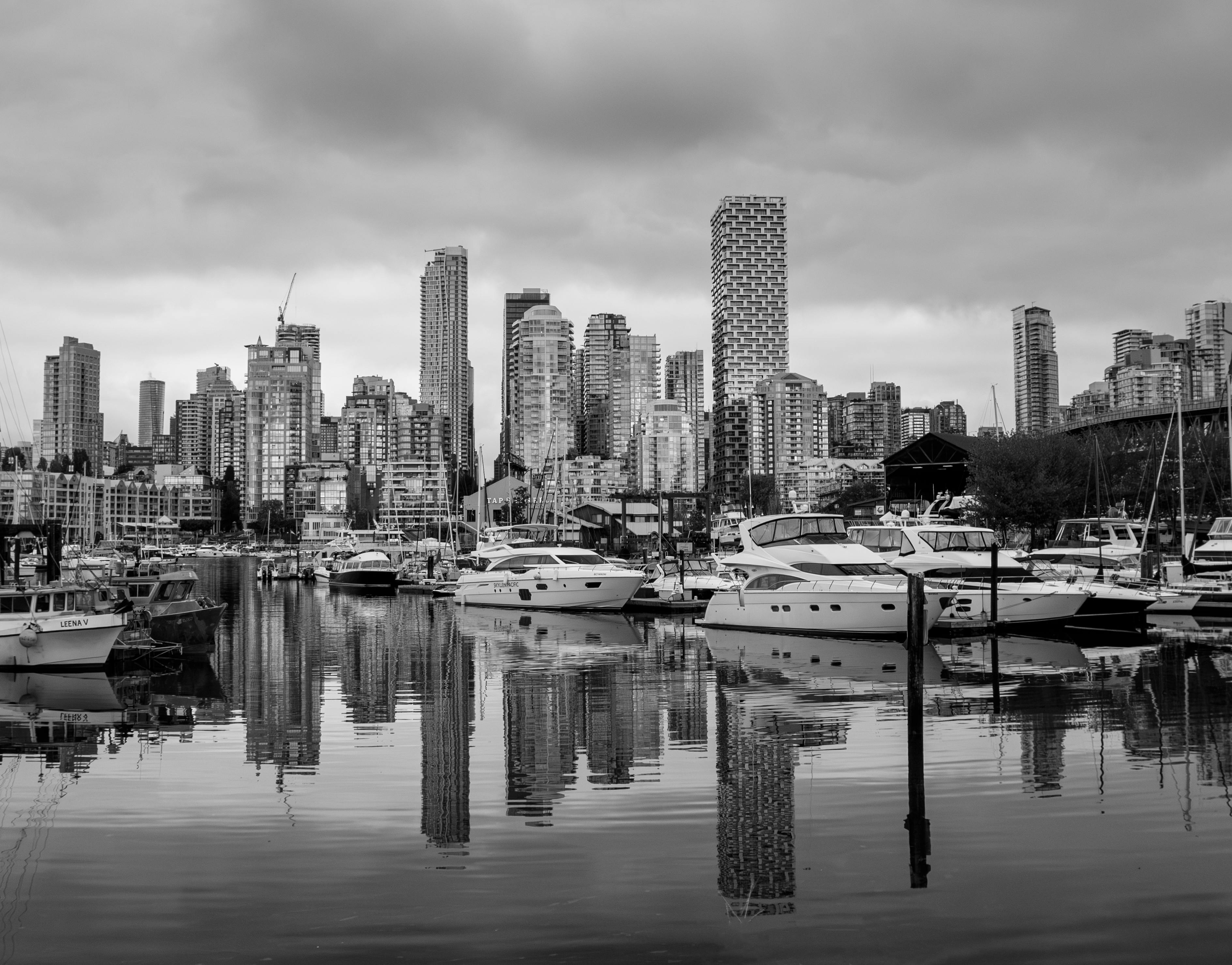 Vancouver, BC city skyline wallpaper, 3778x2958