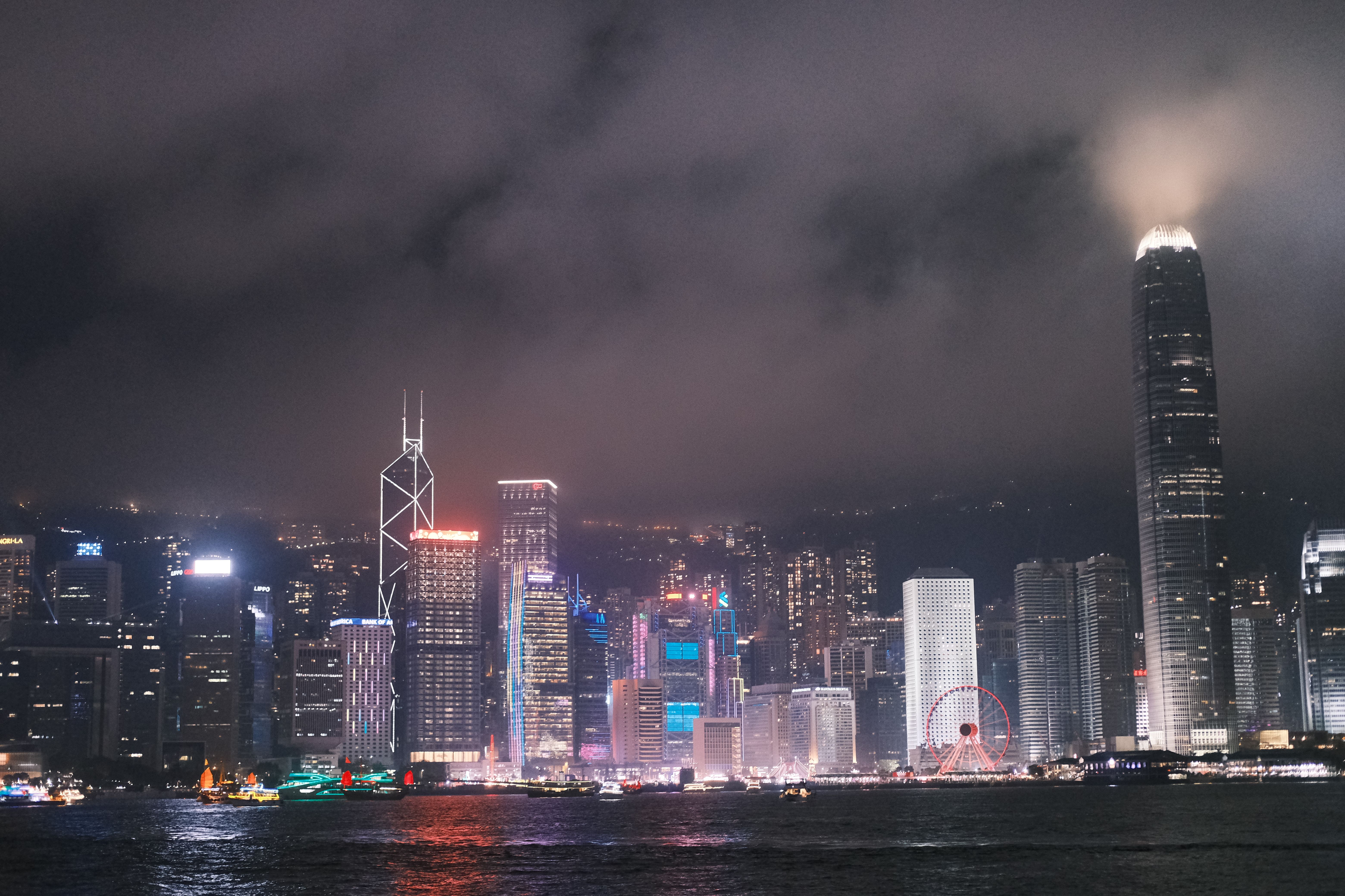 Hong Kong Skyline city skyline wallpaper, 6240x4160